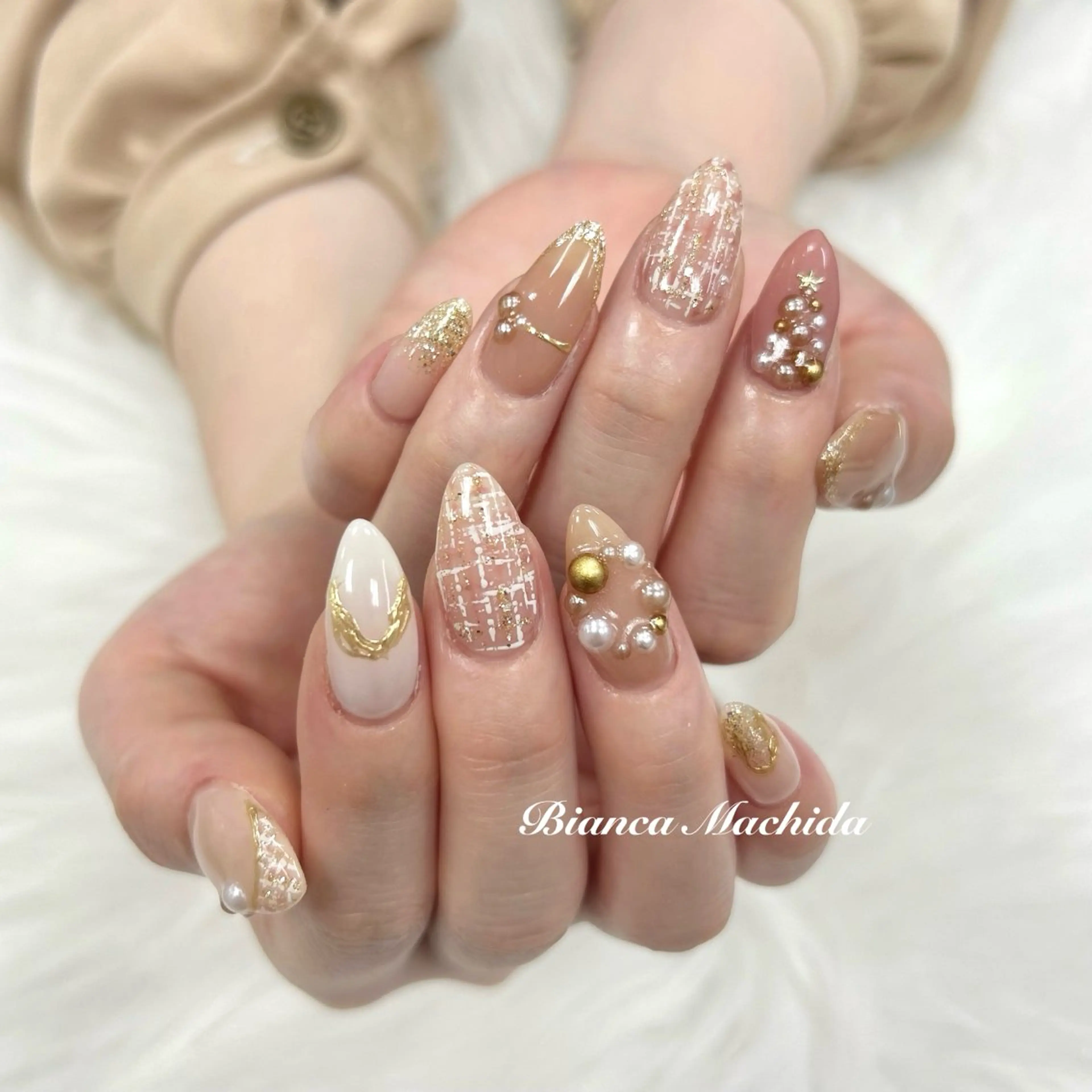 ネイル Bianca 🪽 Nakajimaのネイルデザイン