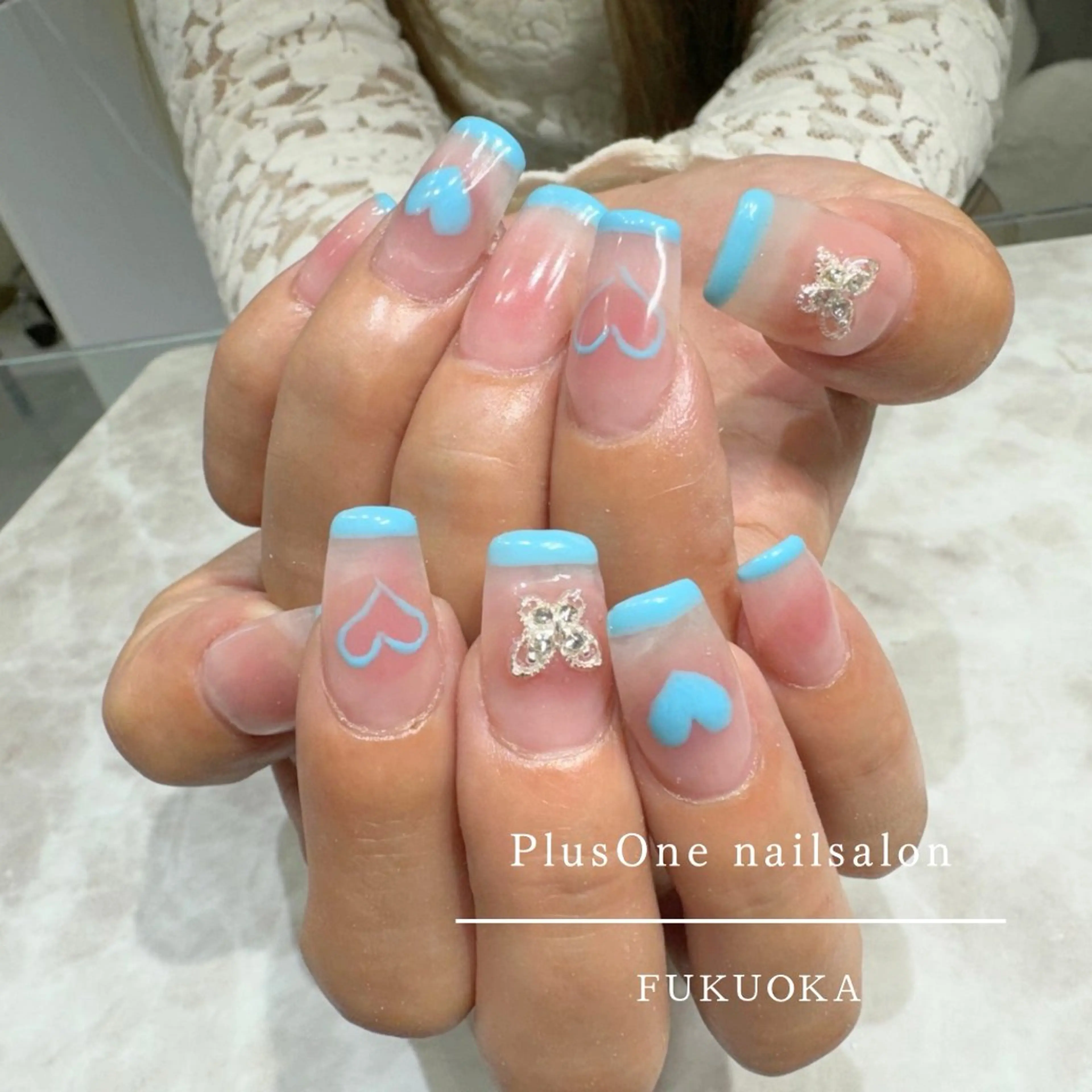 ネイル ドット ガーリー ワンカラーネイル 夏ネイル 粕屋耳ツボジュエリー 💎（ネイル休）のその他イメージ
