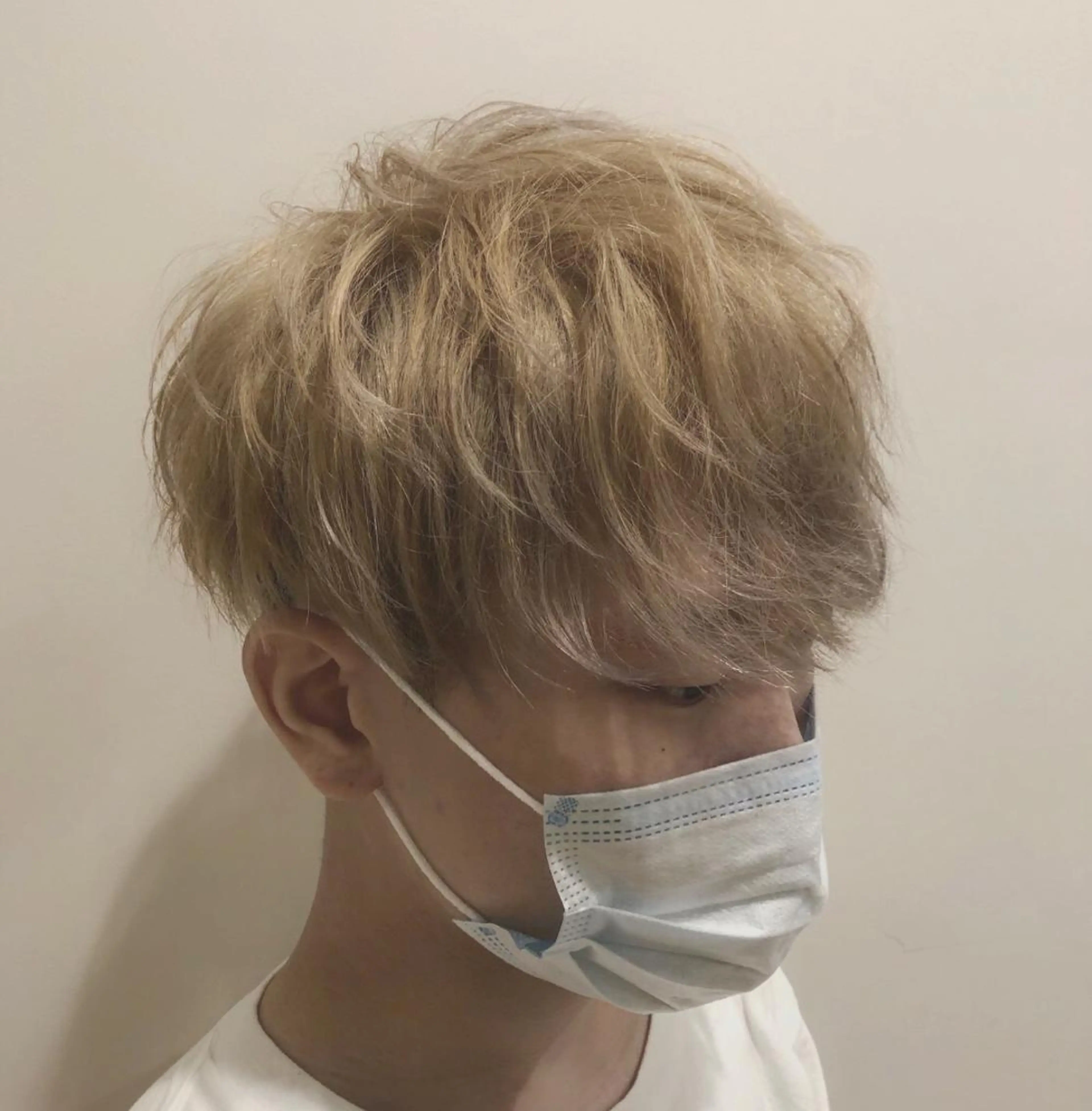 ショート カラー ヘアアレンジ メンズ メンズブリーチ ブリーチ 美容室sand 横浜のヘアスタイル