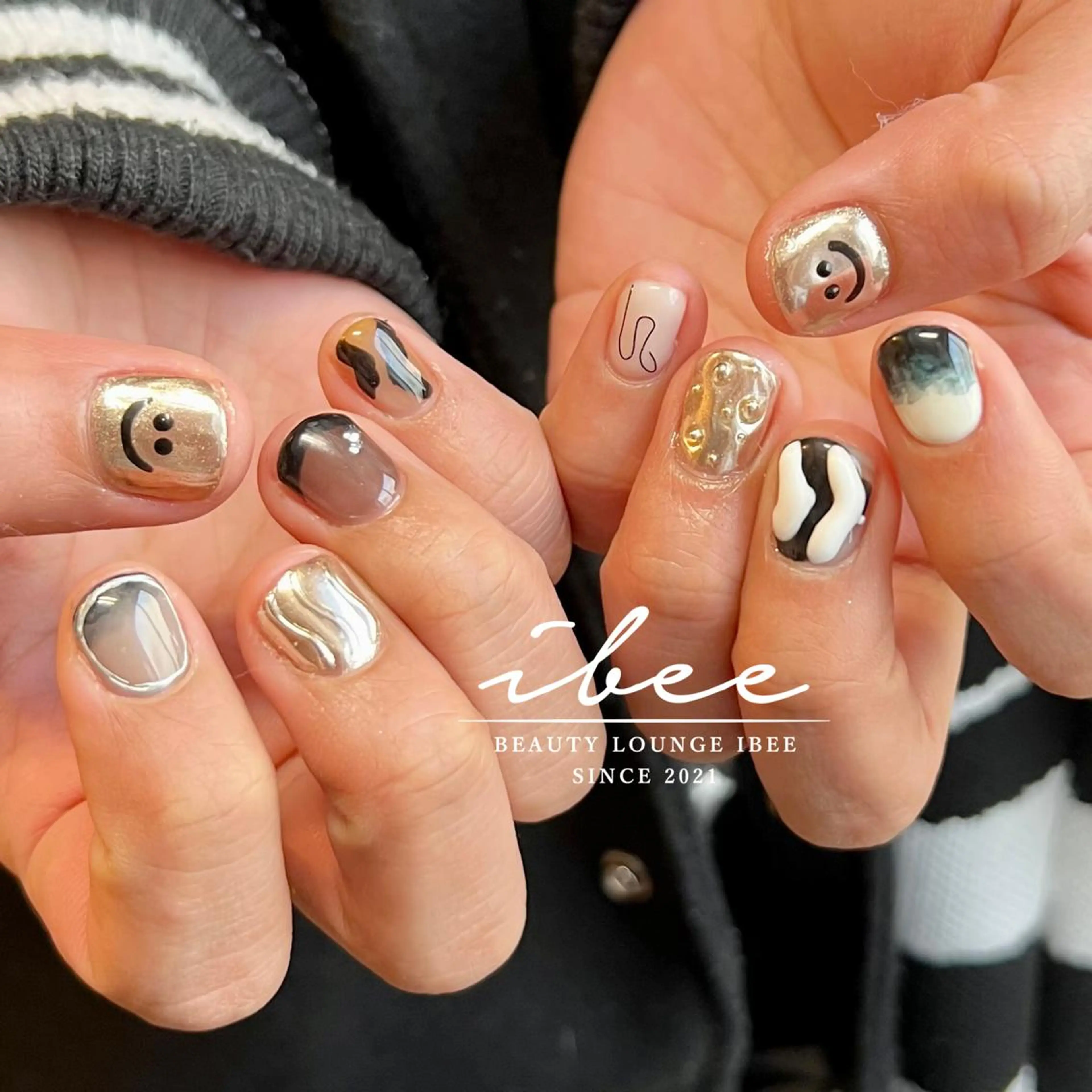 ネイル 持ち込み ハンドネイル ibee nail 🤍yumiのネイルデザイン