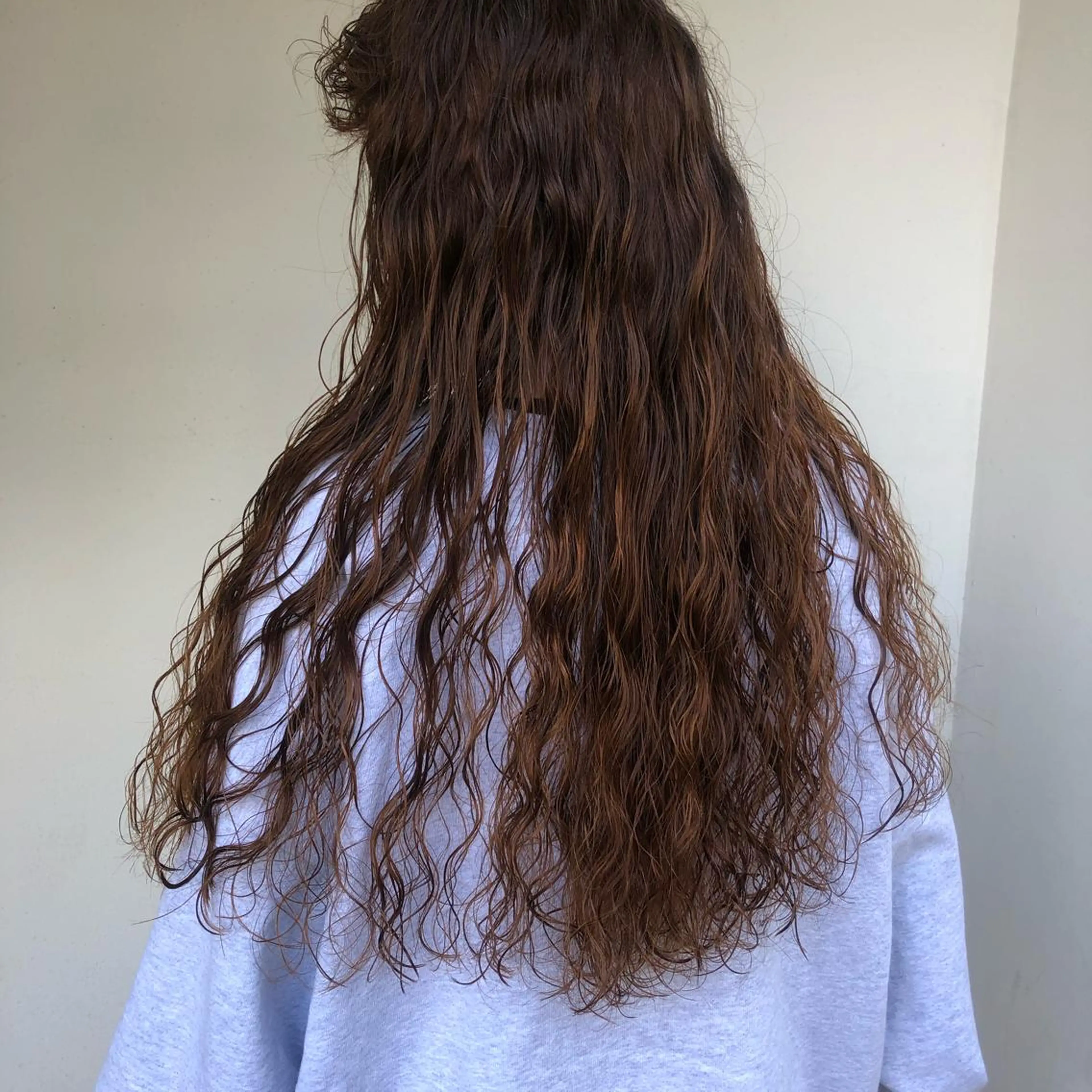 ロング カラー パーマ ヘアアレンジ BRUNTJET所属・MAEDA MADOKAのヘアスタイル