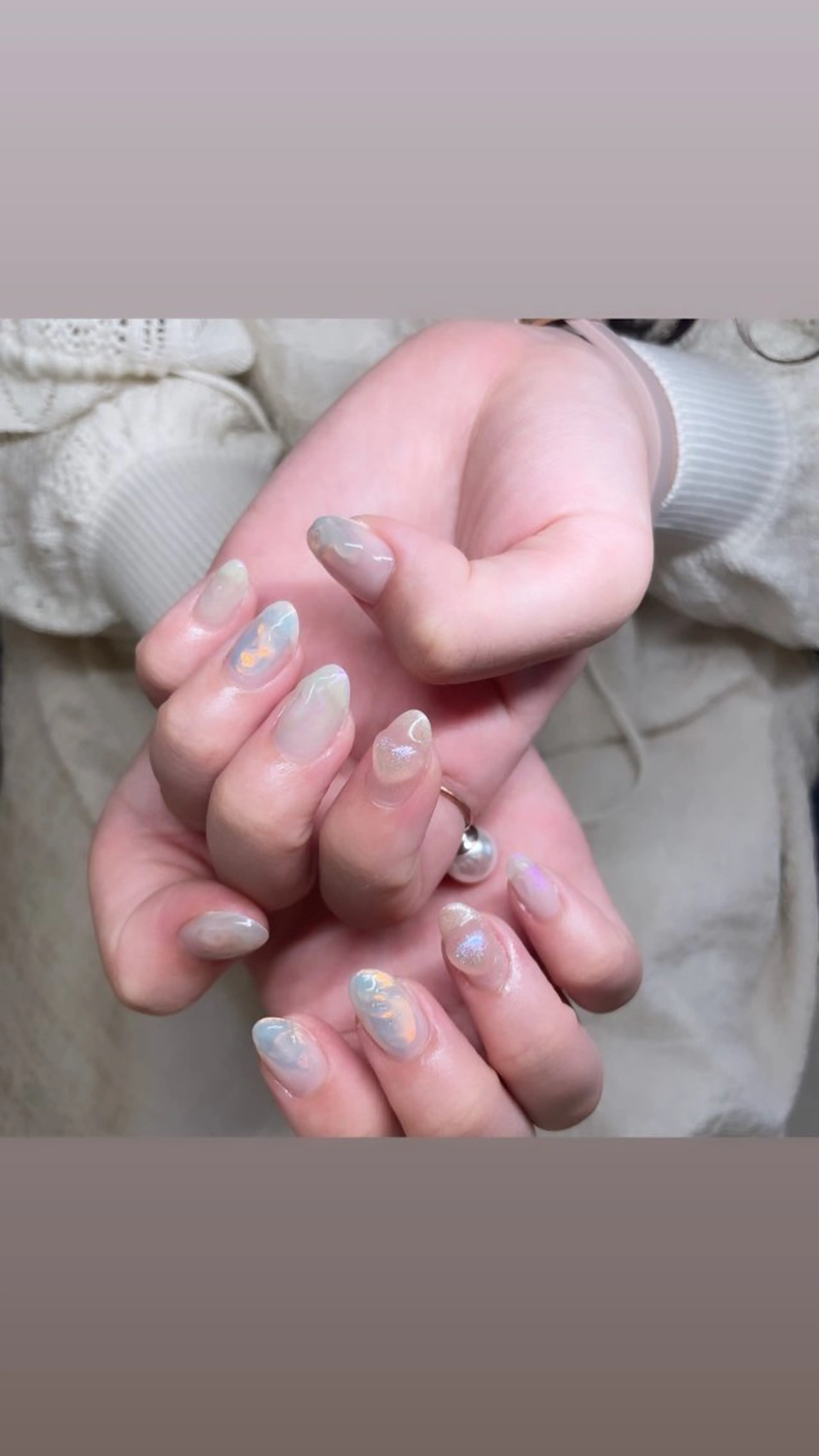 ネイル ミラーネイル ハンドネイル Y.Haru joieangeのネイルデザイン