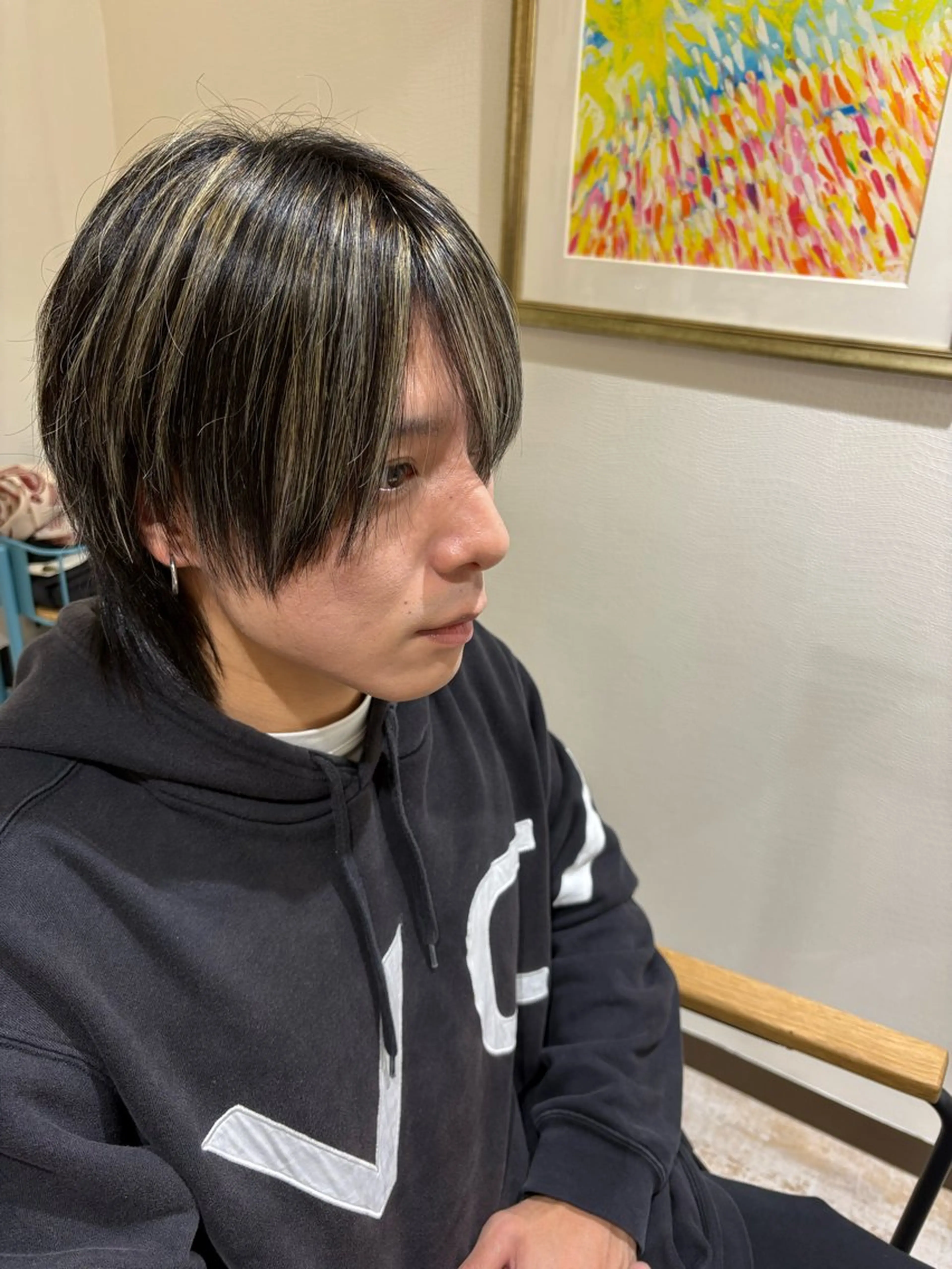 ショート メンズ カット ヘアセット LOKAHI所属・かわいい顔まわり/髪 質改善カラー/小池祐のヘアスタイル
