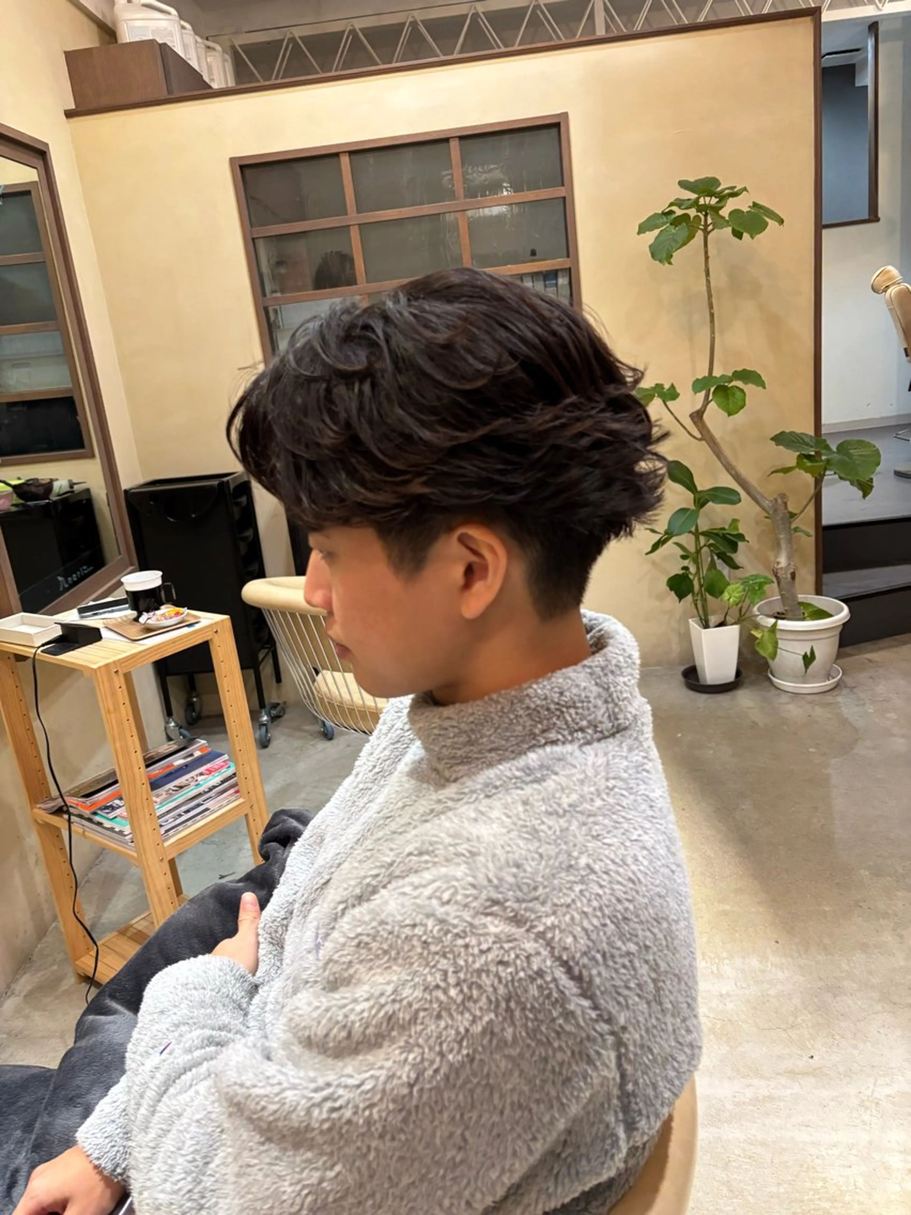 ショート メンズ カット パーマ 鹿児島 TSUBASAのヘアスタイル