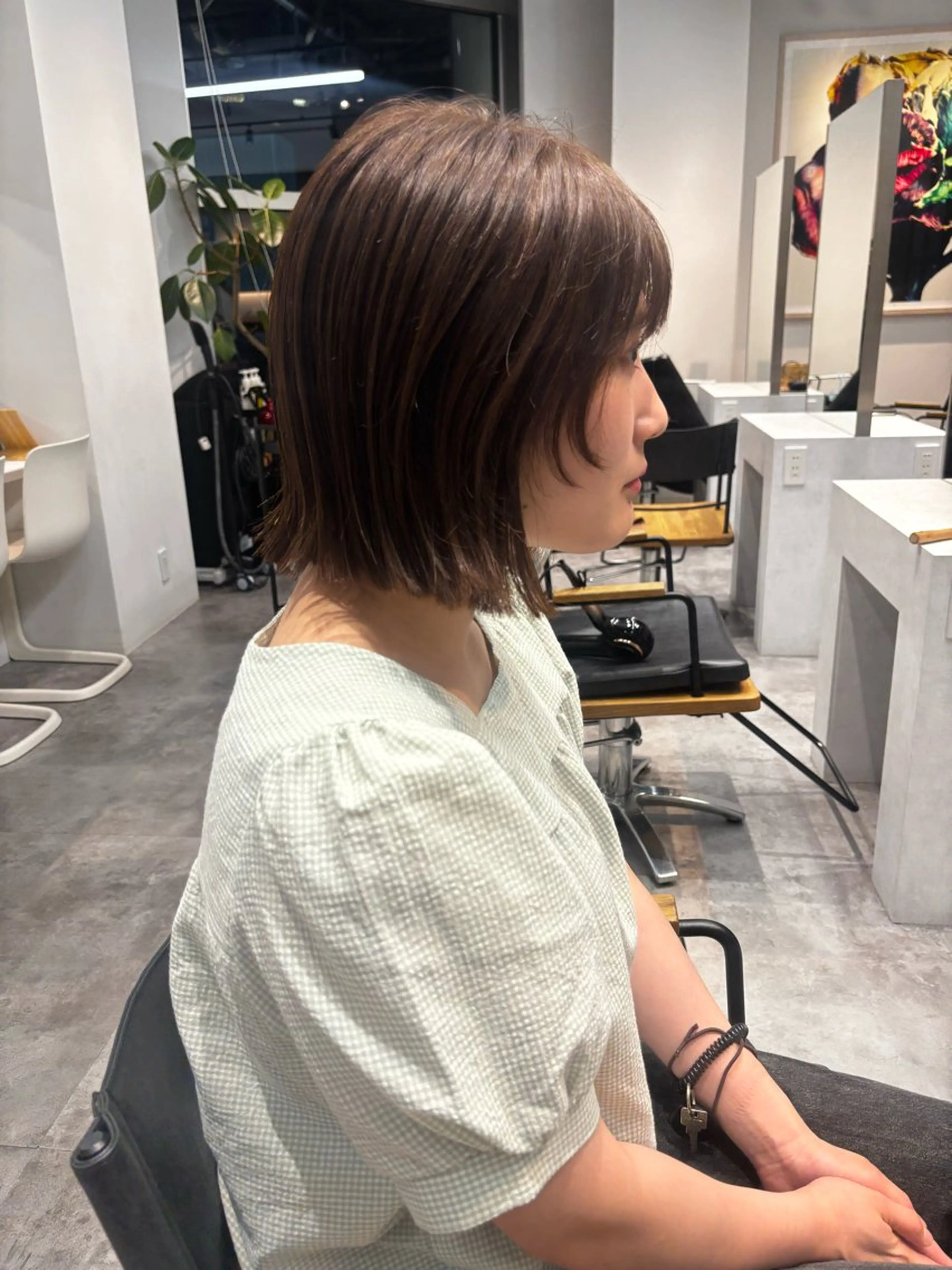 ショート カラー カット マエダ アズミ🌱のヘアスタイル