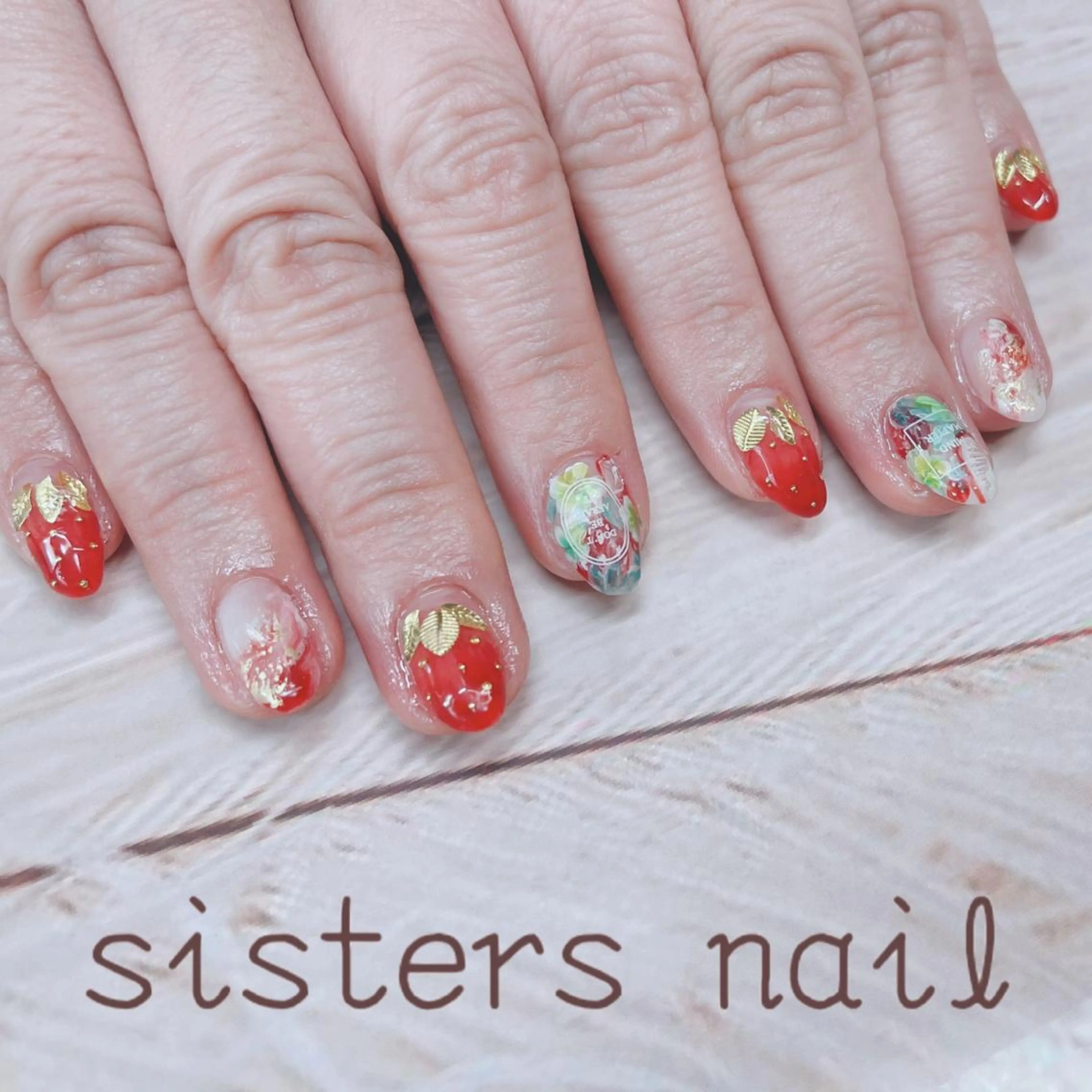 ネイル アートネイル 大理石ネイル(マーブル) ニュアンスネイル 春ネイル sisters nail.fのネイルデザイン