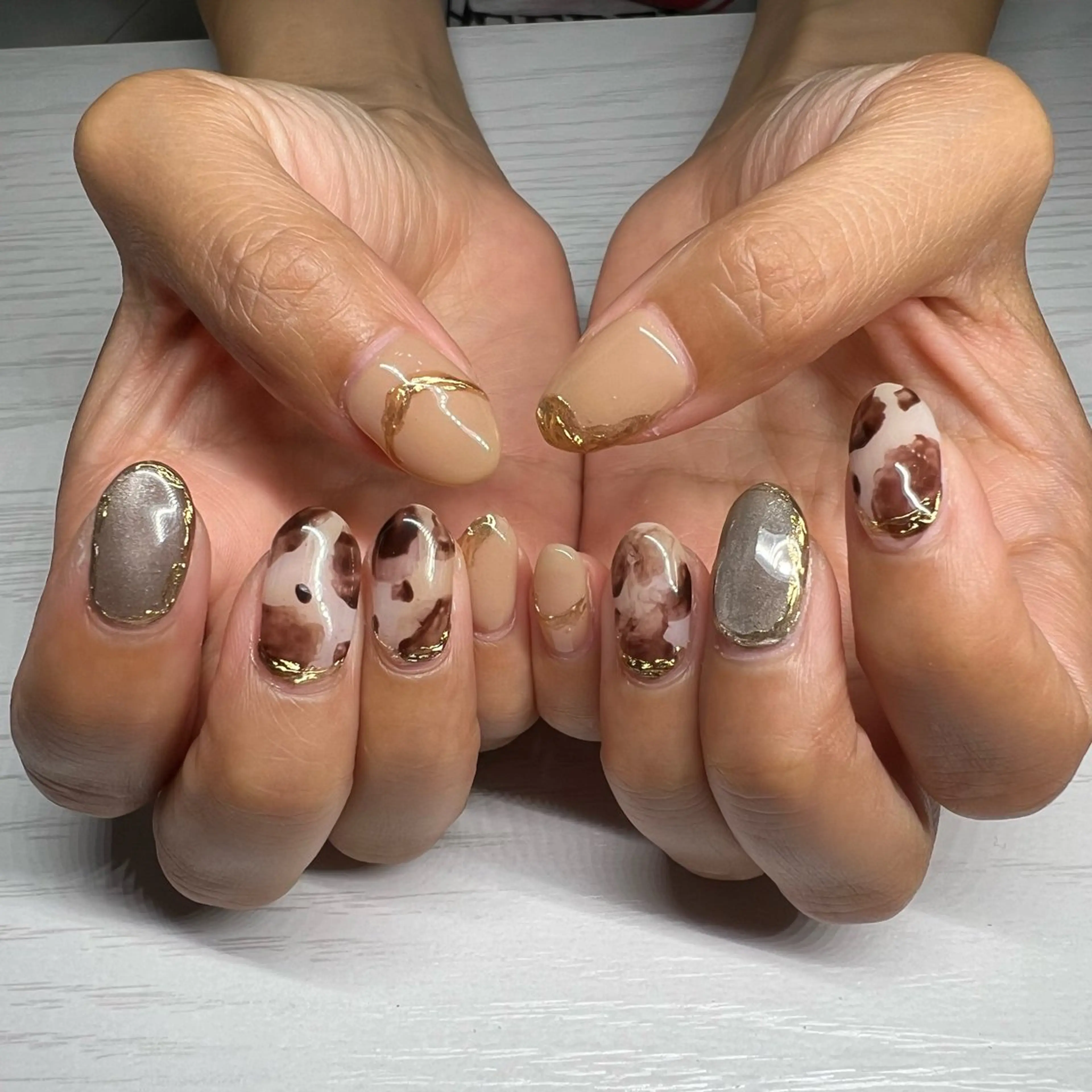 ネイル マグネットネイル PARU nailのネイルデザイン