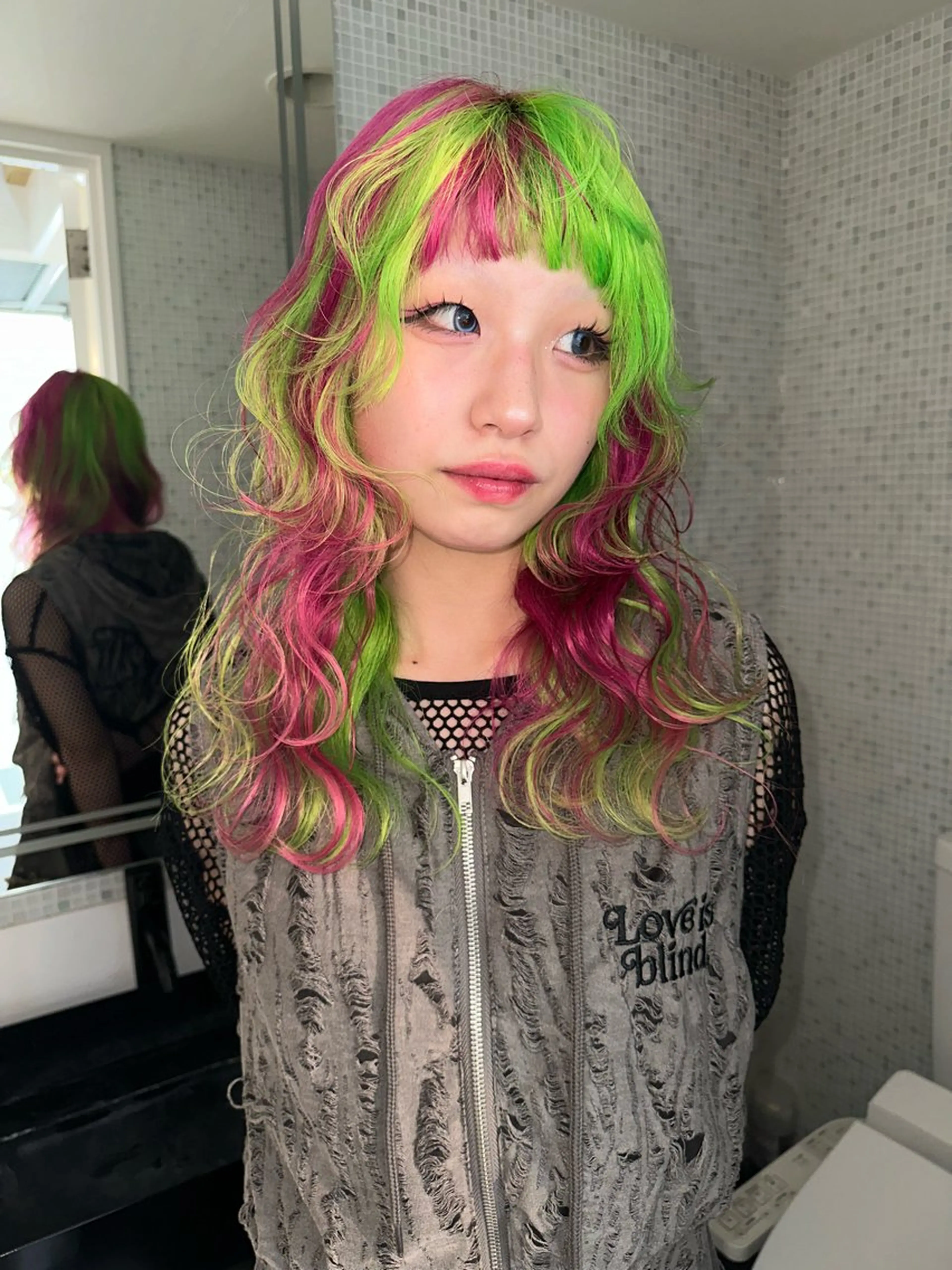 ロング カラー ヘアアレンジ MIYU/ニュアンス /艶カラーのヘアスタイル