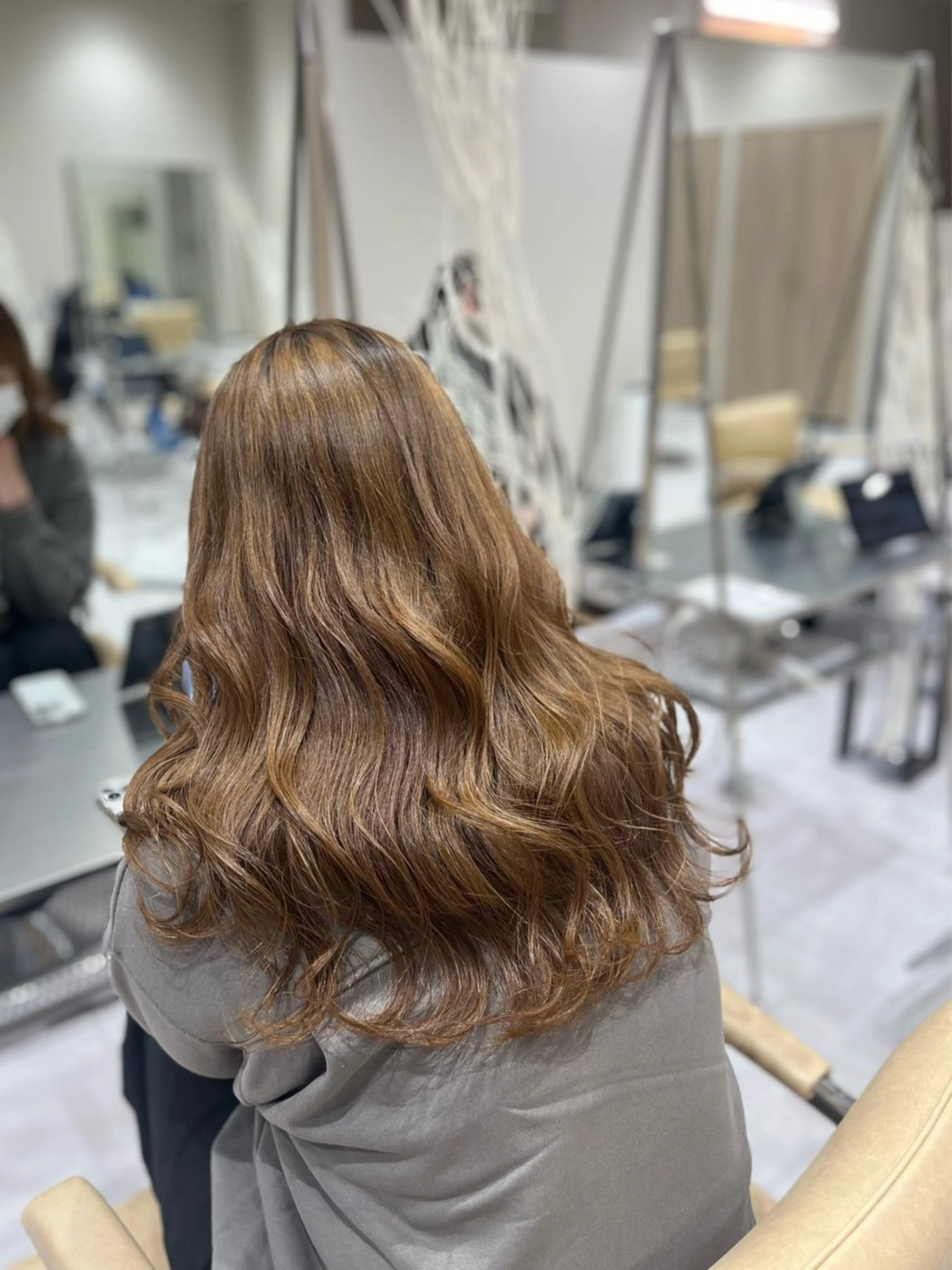 ロング カット バレイヤージュ/ヘア アレンジ/shionのヘアスタイル