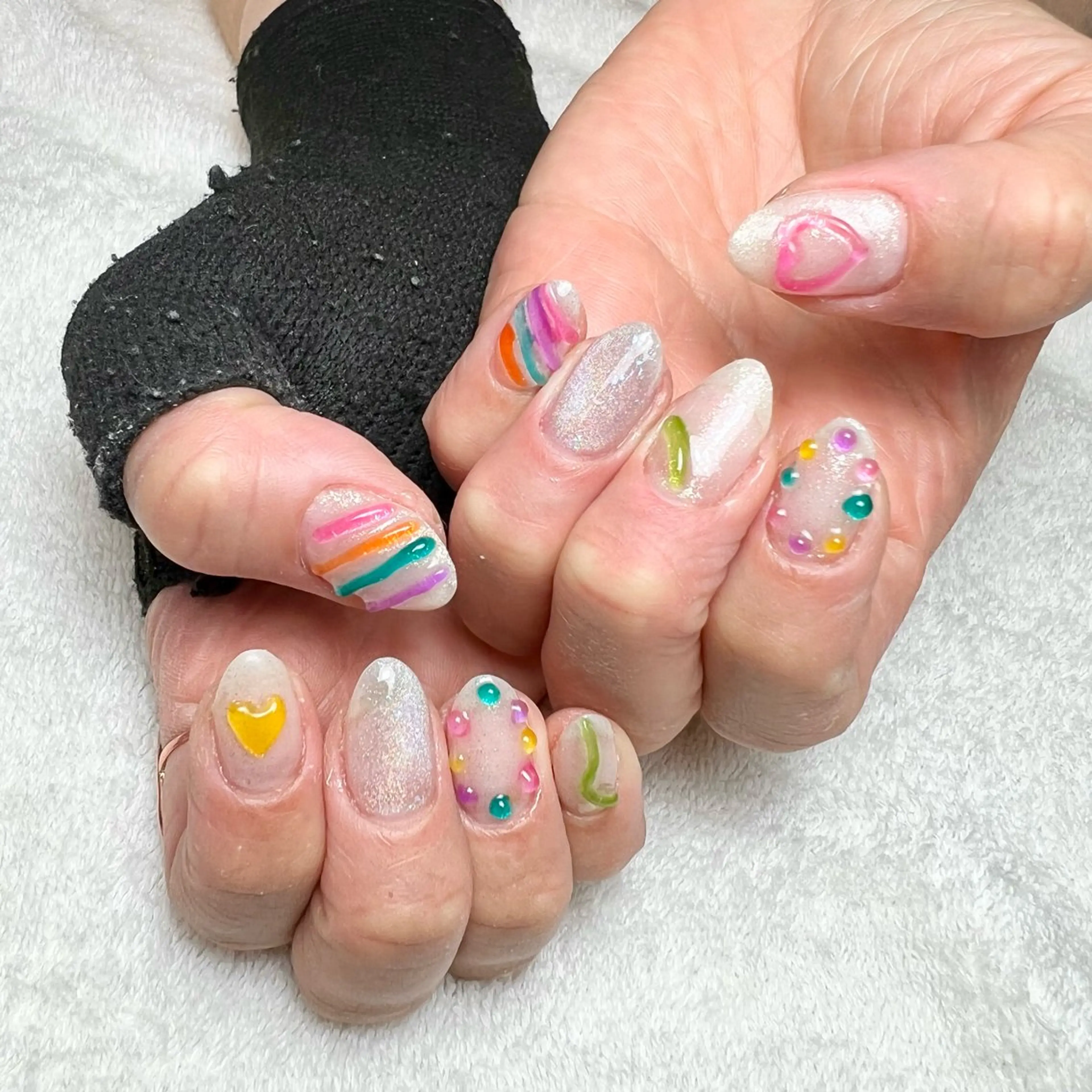 ネイル ぷっくりネイル 夏ネイル COCO+所属・COCO +のネイルデザイン