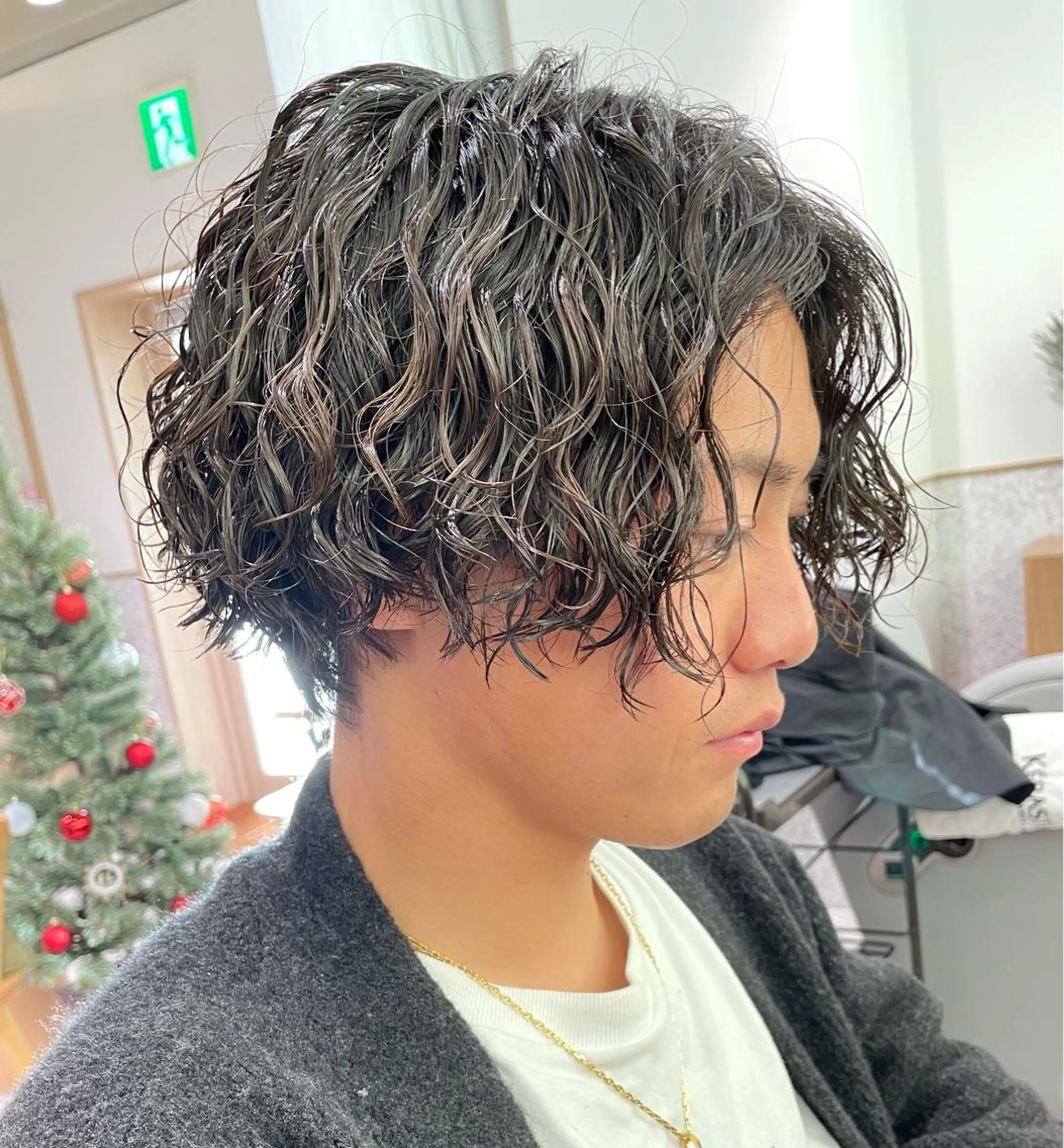 メンズ カット パーマ メンズ指名no'1 佐藤　亘のヘアスタイル