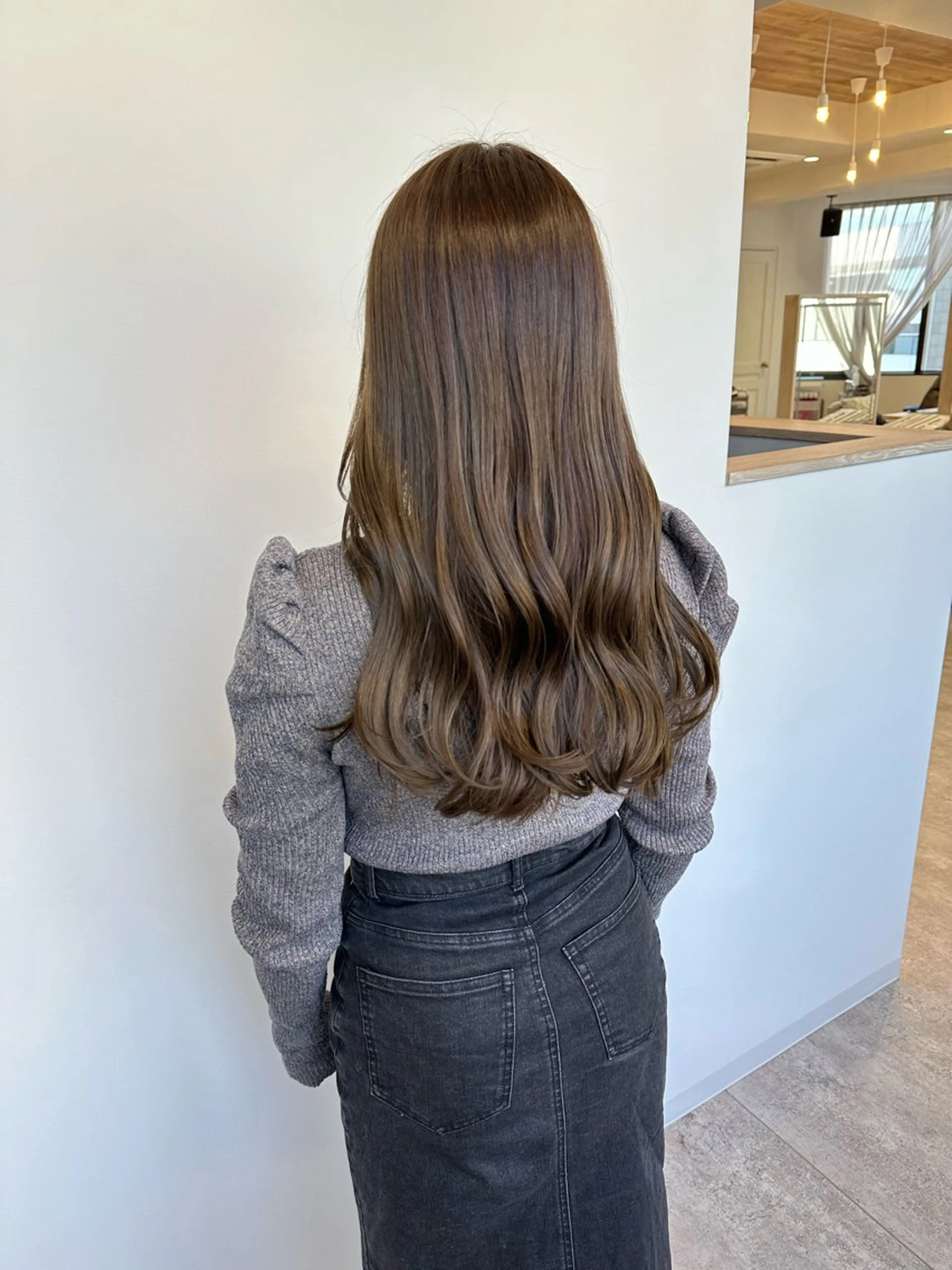 ロング カット トリートメント ✨石田 直央/透明感 カラー【店長】✨のヘアスタイル