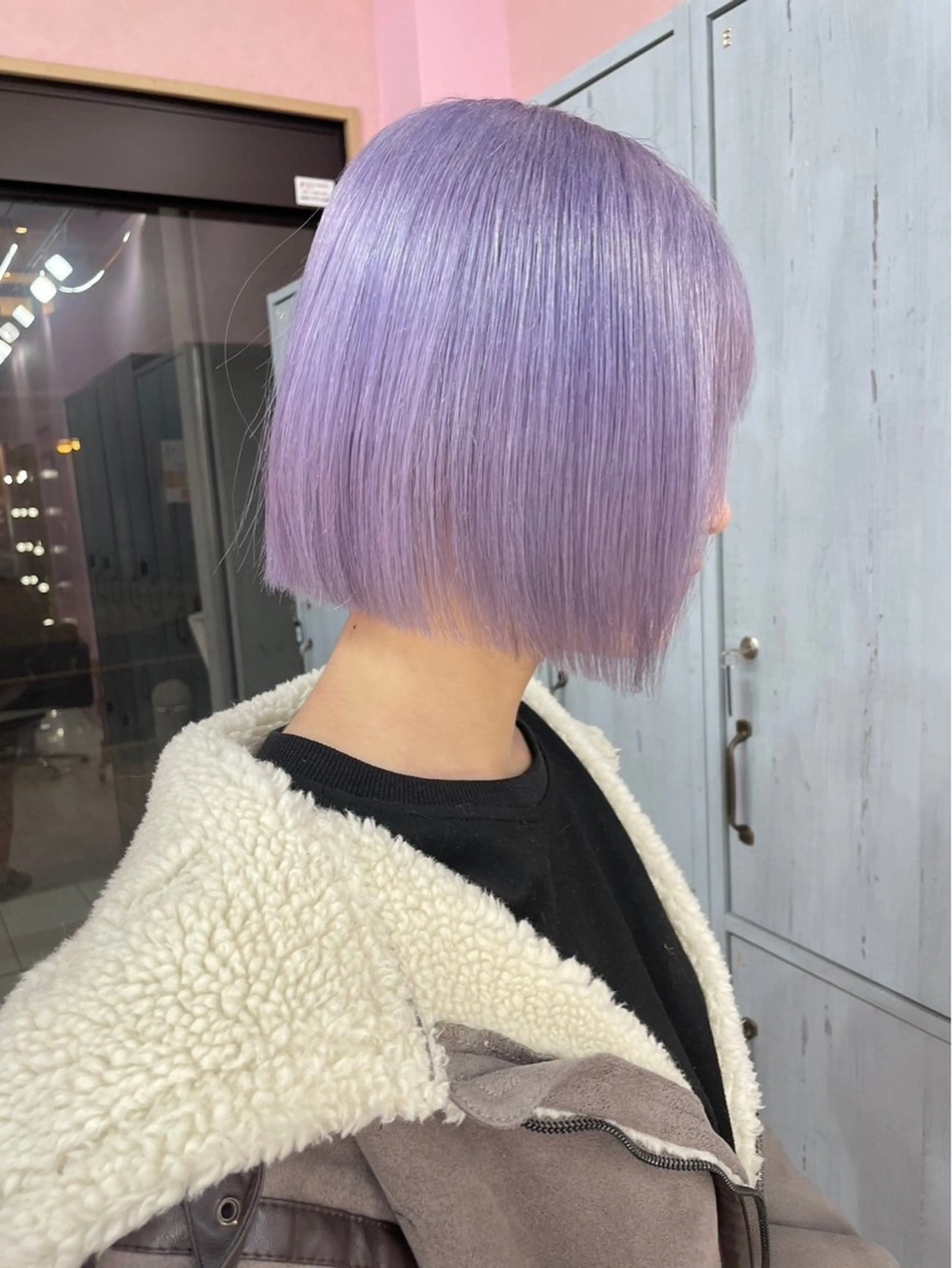 ショート カラー 🎨𖥔ׁTOMO♡ 🎀ゆるふわガーリーのヘアスタイル