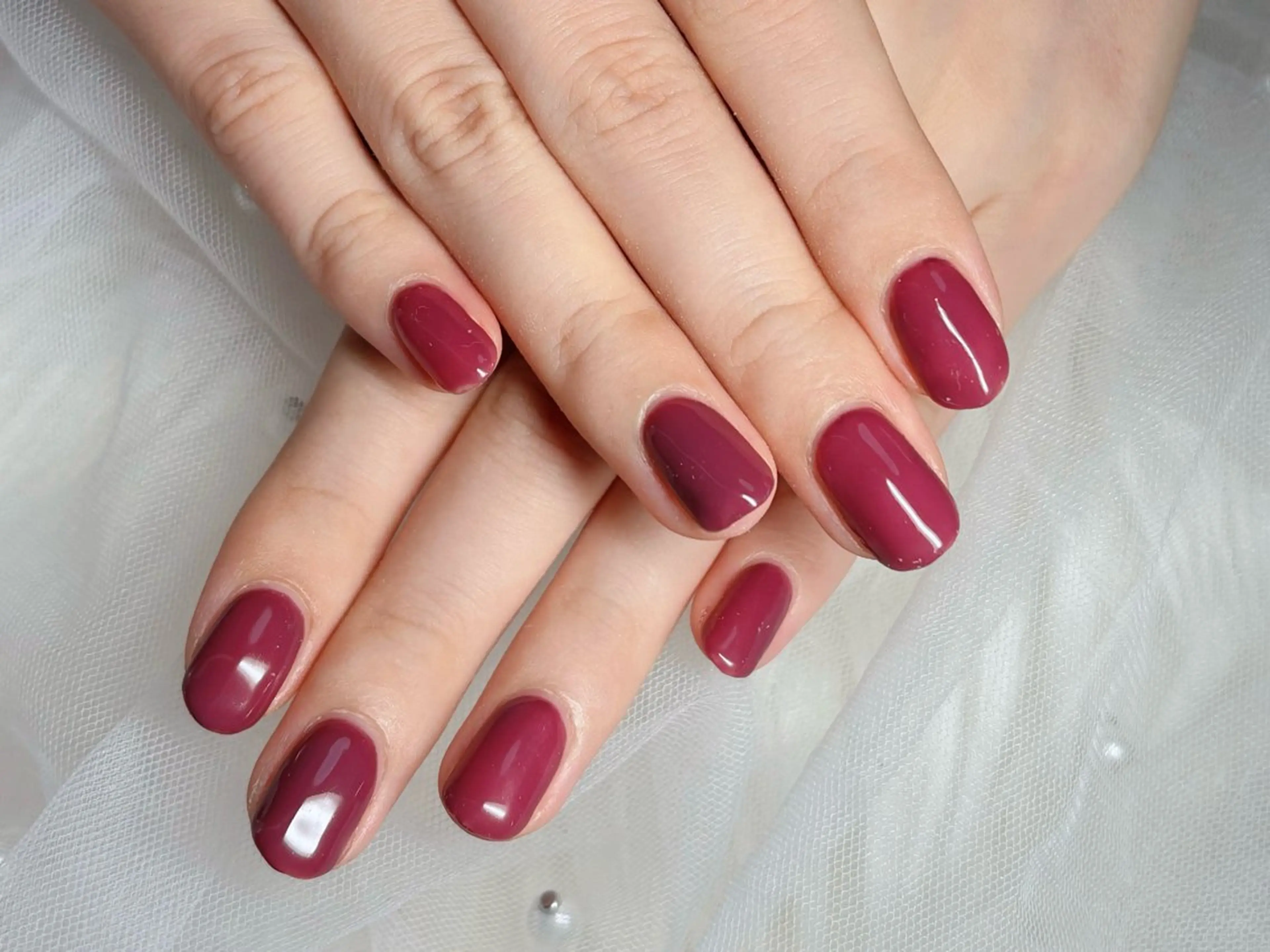 ネイル ワンカラーネイル ハンドネイル cerisier 坂本のネイルデザイン