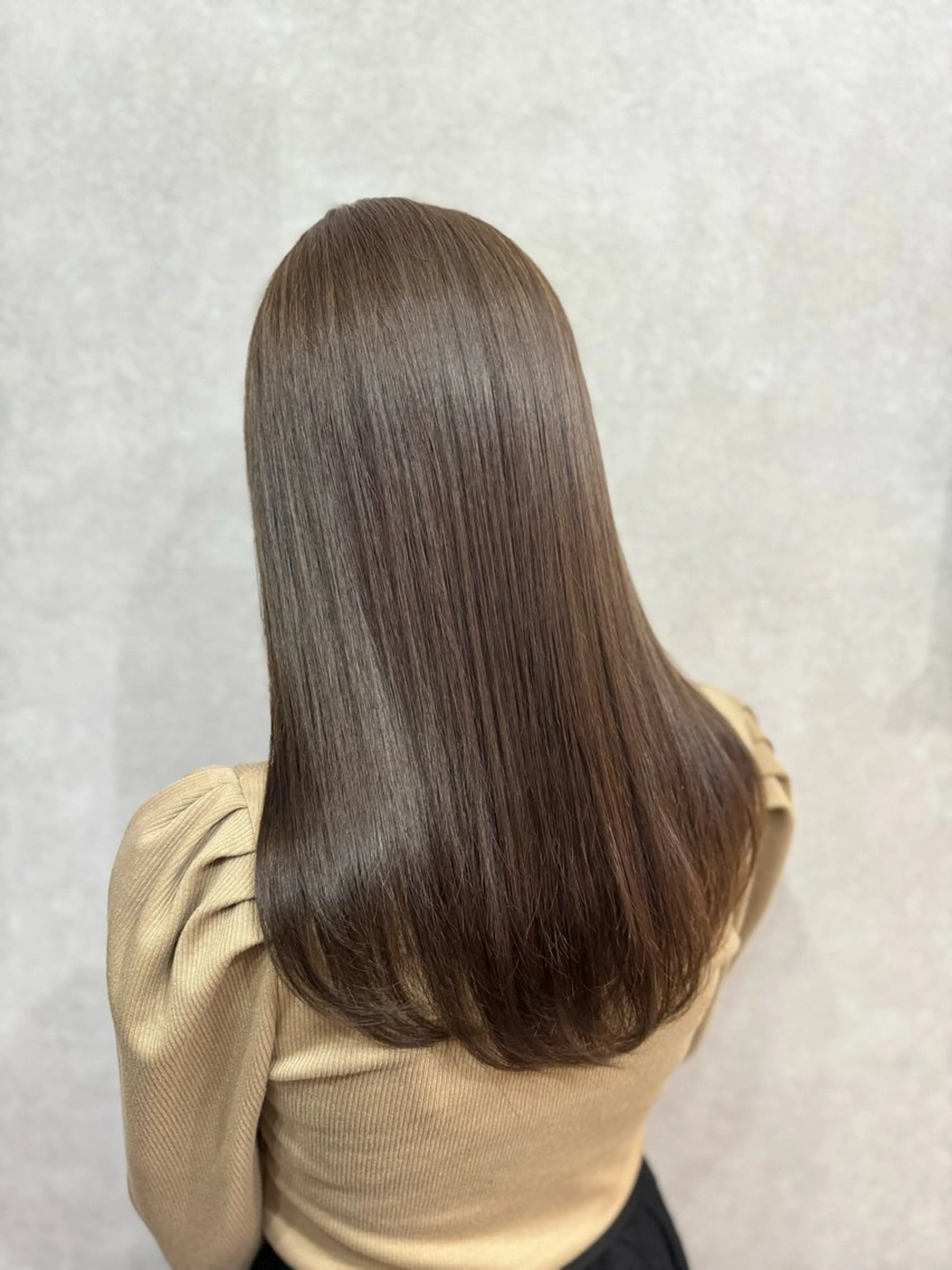 ロング カラー カット ヘアカラー トリートメント ［パサつき改善］＊ 髪質改善ケアサロン＊のヘアスタイル