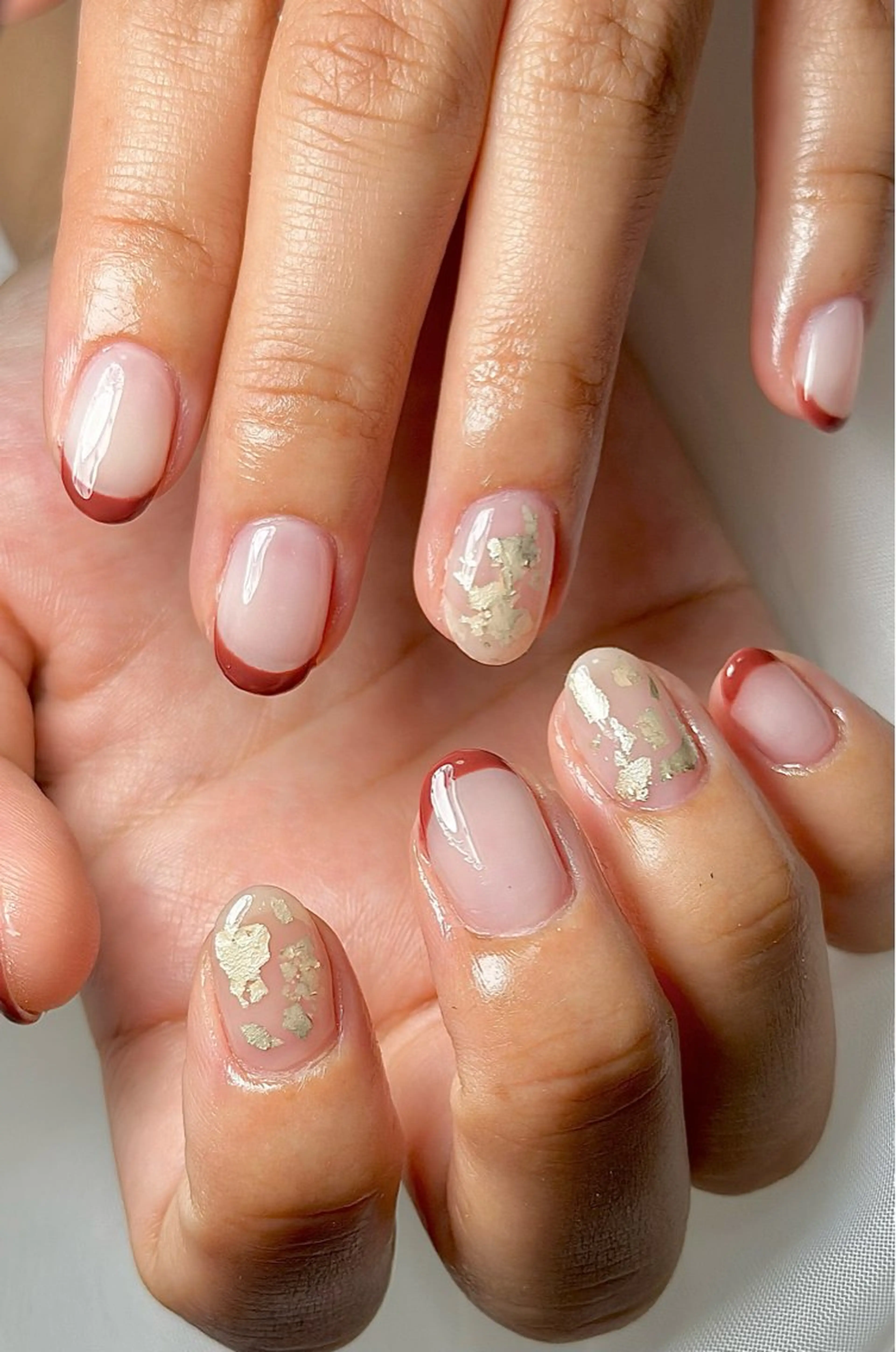 ネイル フレンチネイル ニュアンスネイル ハンドネイル bibiwoo Ayakoのネイルデザイン