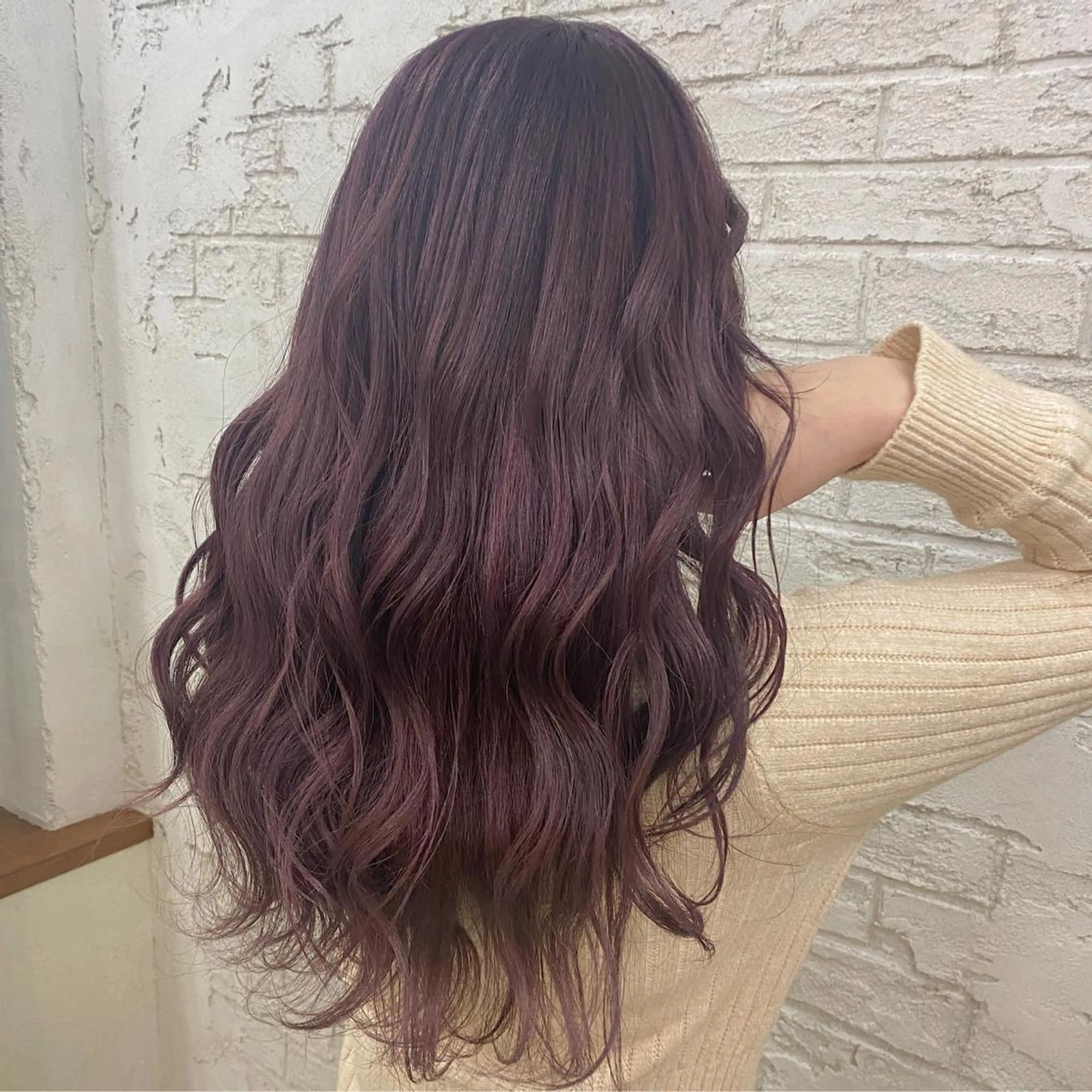 ロング カラー ヘアカラー ♡韓国風ヘア 🐈♡MIHOのヘアスタイル