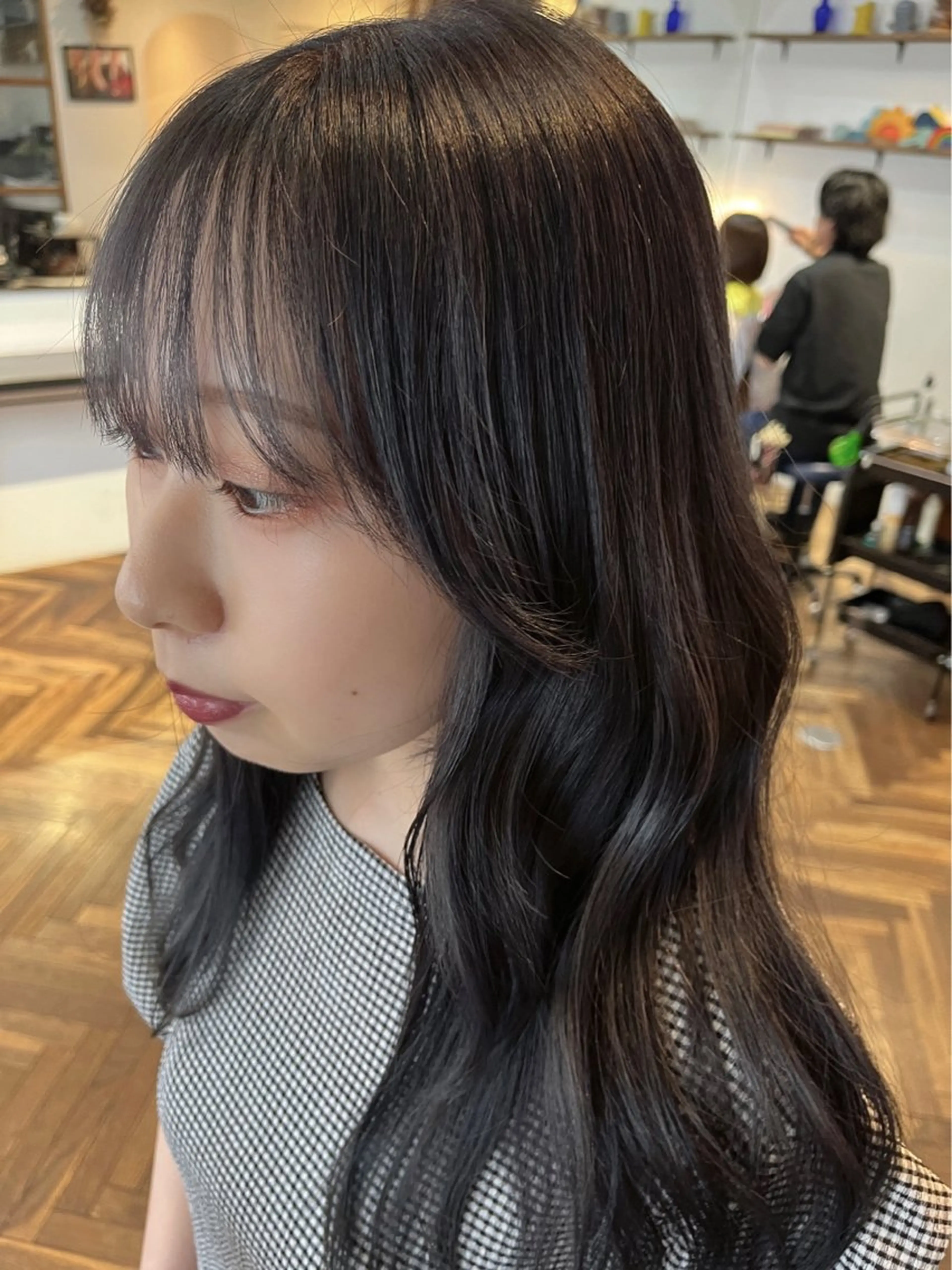 ロング カラー 透明感カラー HOMIE TOKYO所属・sora / 渋谷 / ハイトーンのヘアスタイル