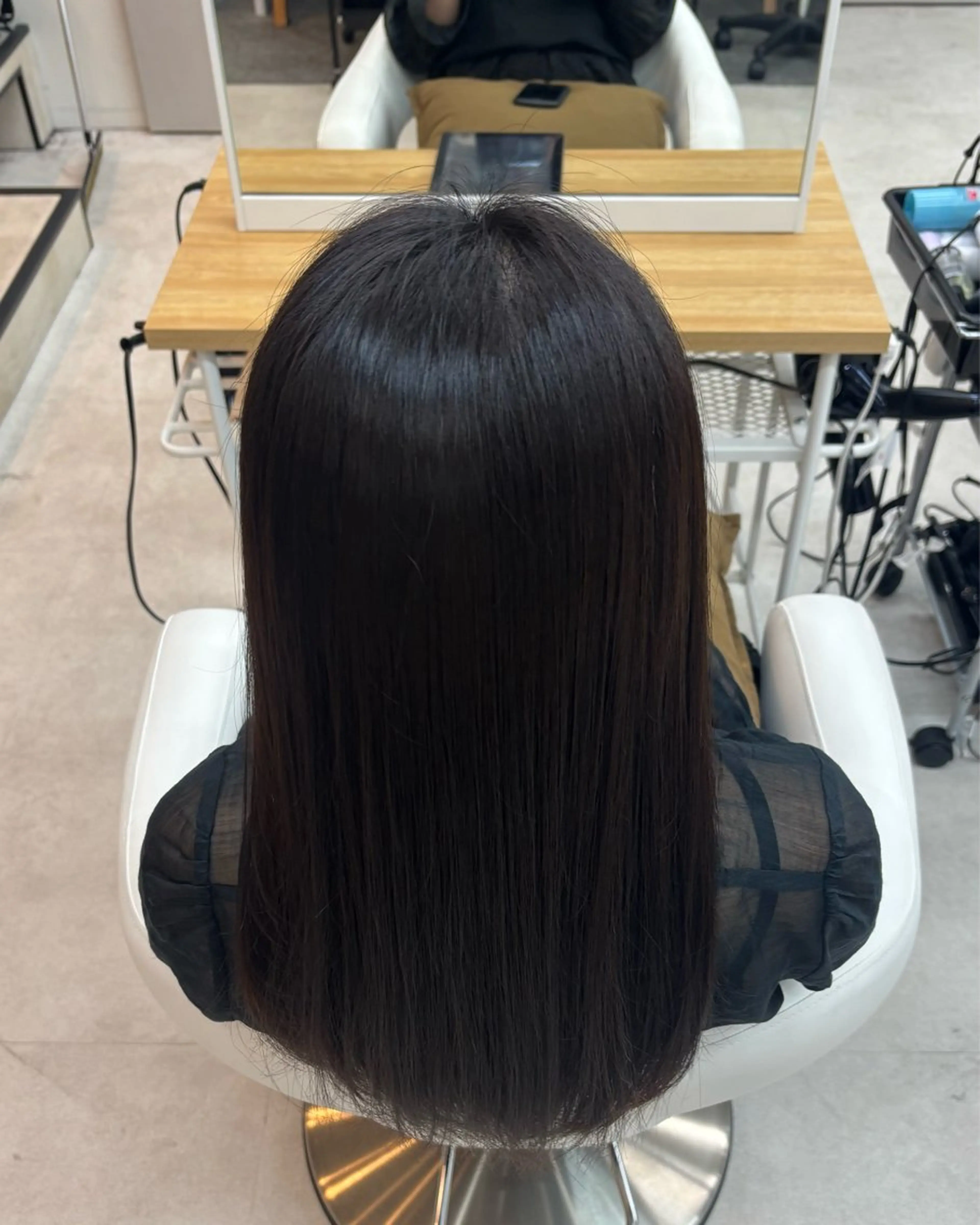 ロング カラー ヘアカラー 藤原 亜美果のヘアスタイル