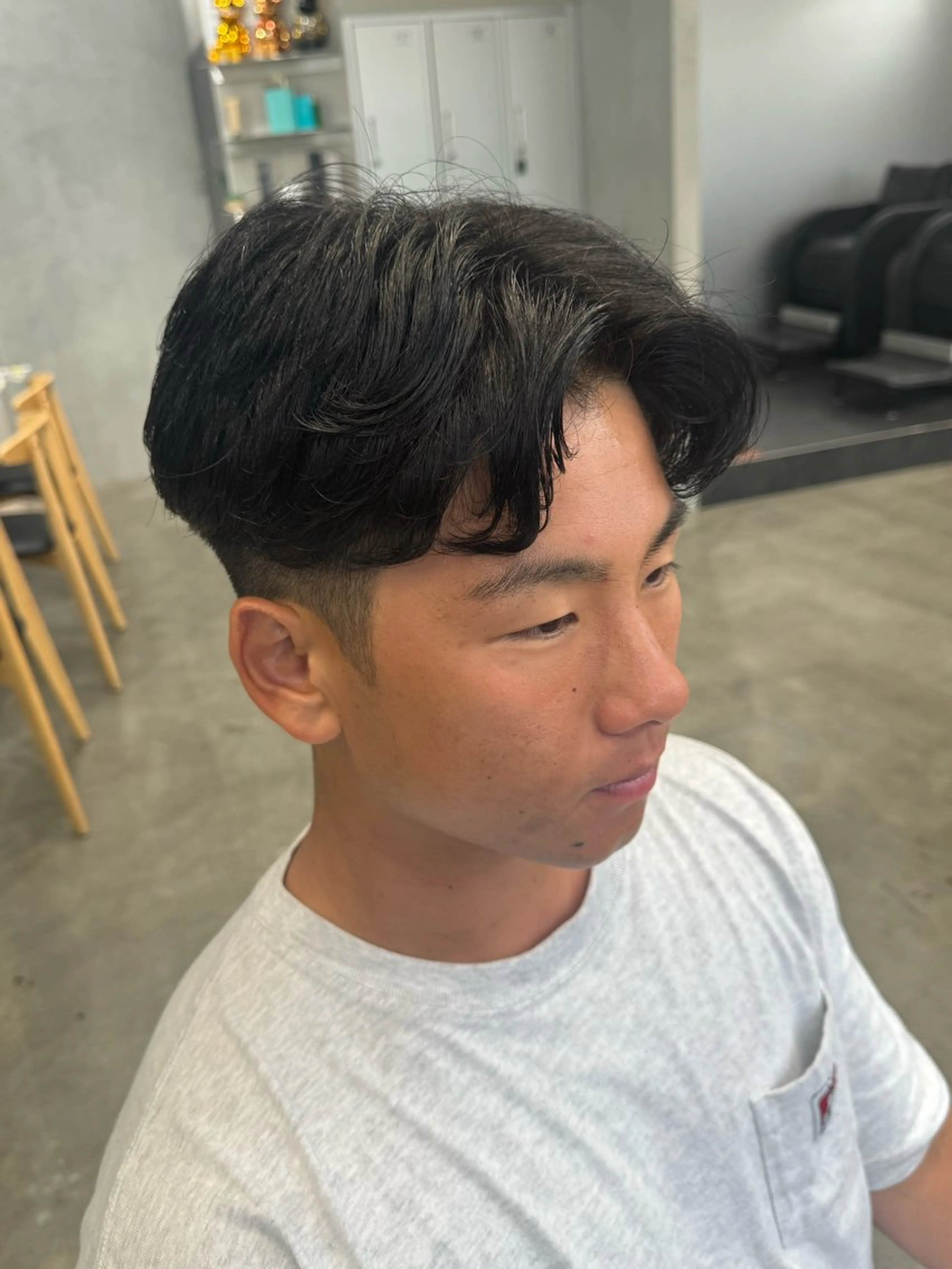 パーマ メンズ カット パーマ トリートメント fifth 丸山太誠のヘアスタイル