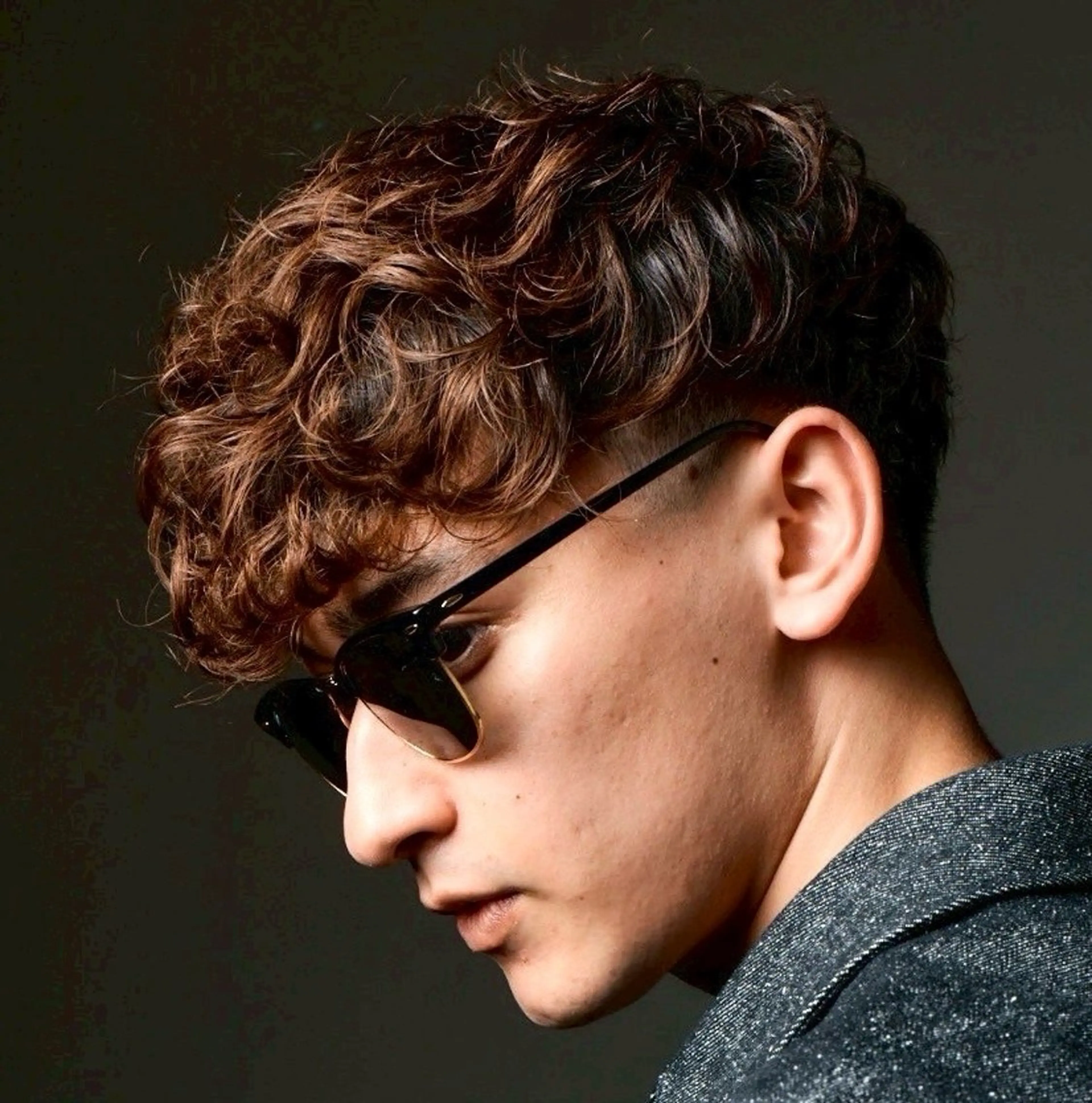 ショート パーマ メンズ カット パーマ 瀧本 一樹のヘアスタイル