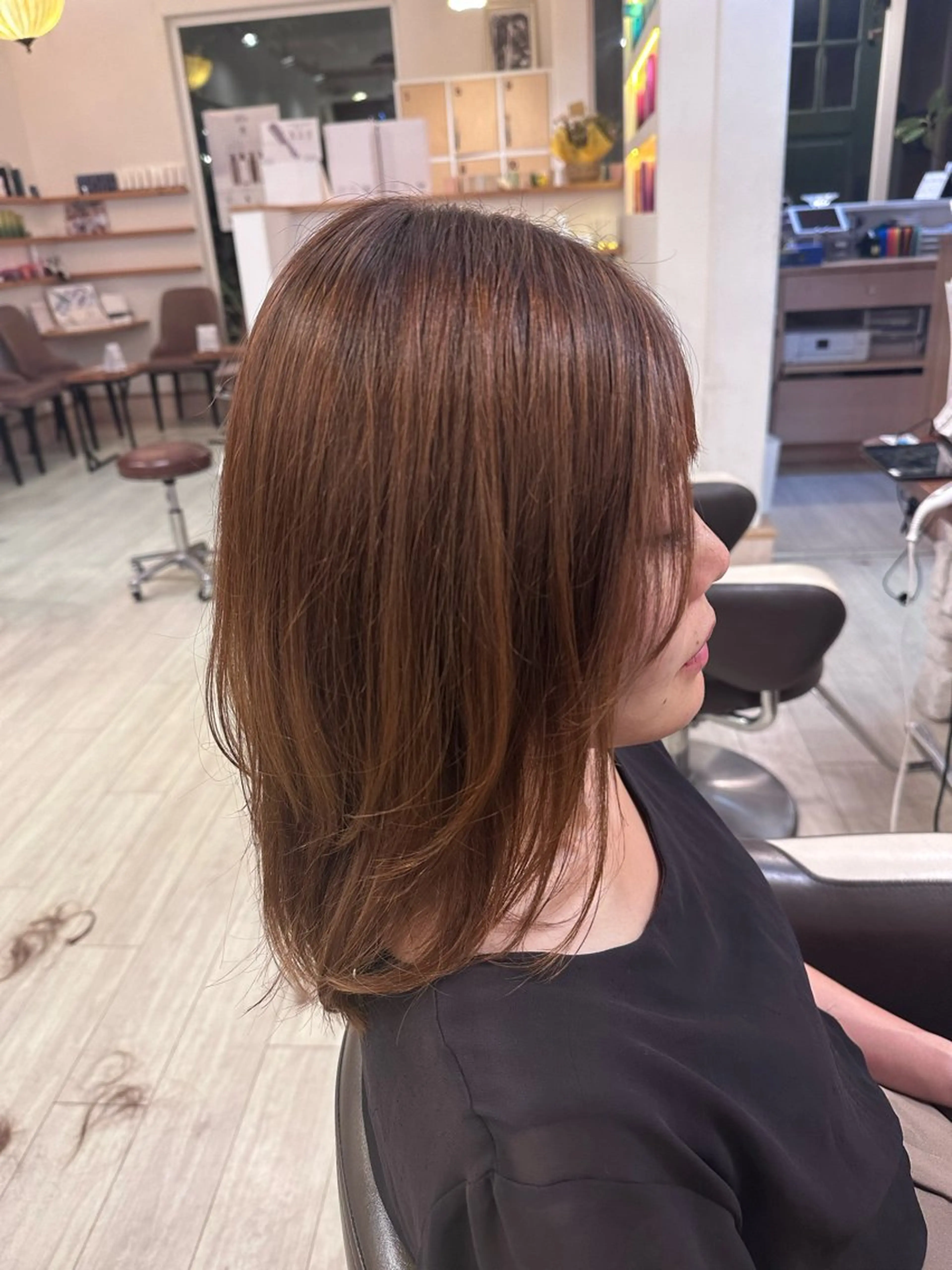 セミロング Lita third所属・高橋 映梨奈のヘアスタイル