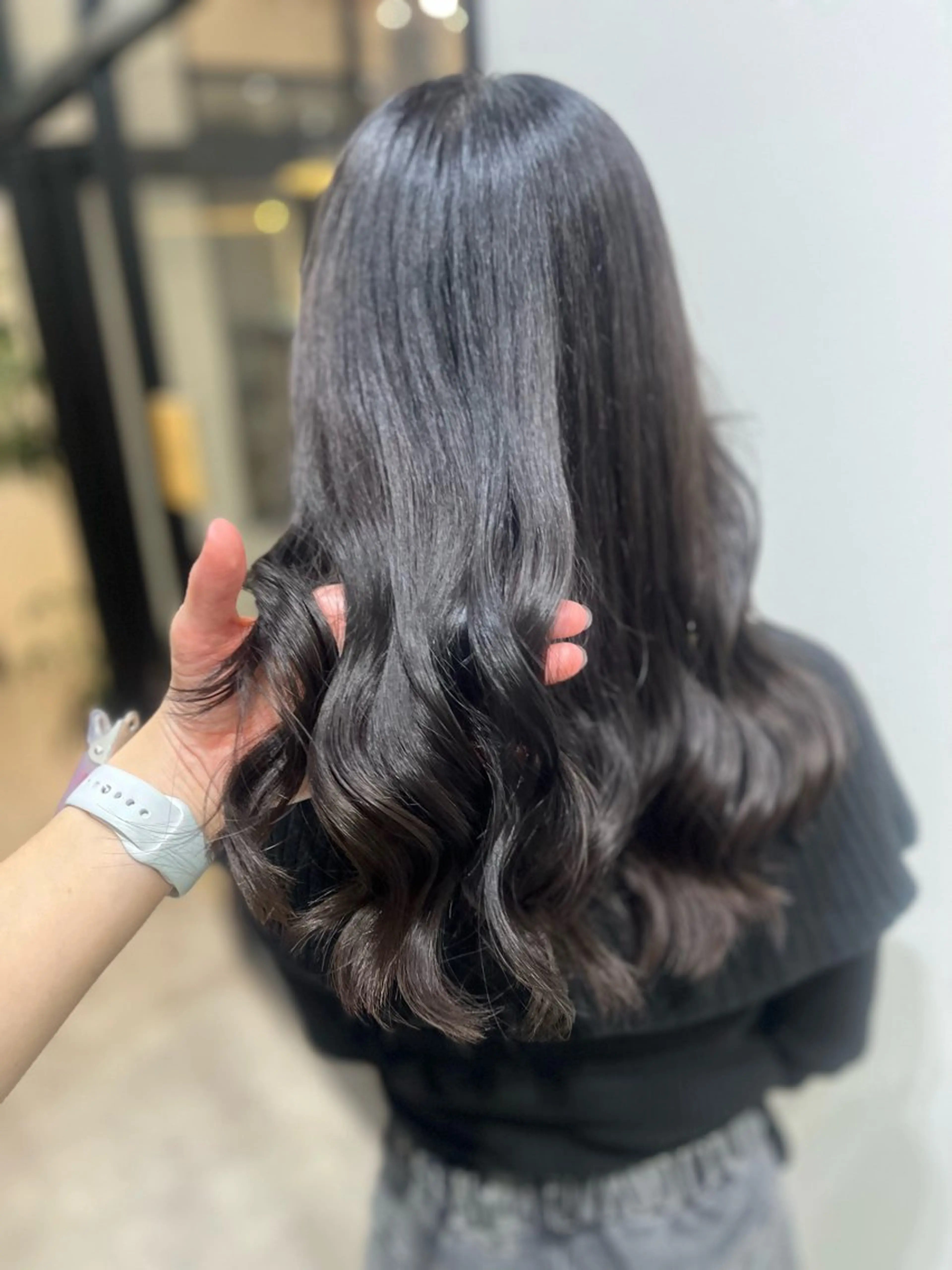 ロング カラー ブラウンカラー モカブラウン カット ヘアカラー トリートメント 🫧ぷる艶カラー🫧 Yuubi🦩のヘアスタイル