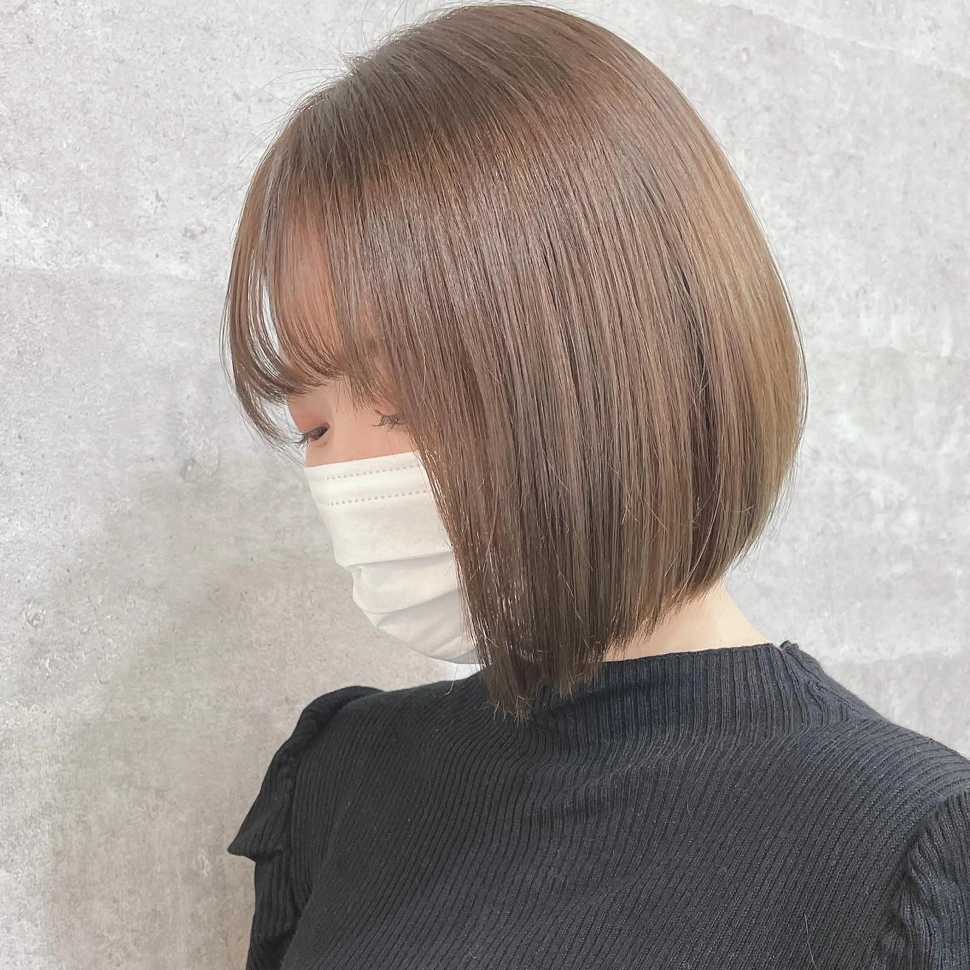 ショート カラー 髪質改善 中川　翔のヘアスタイル