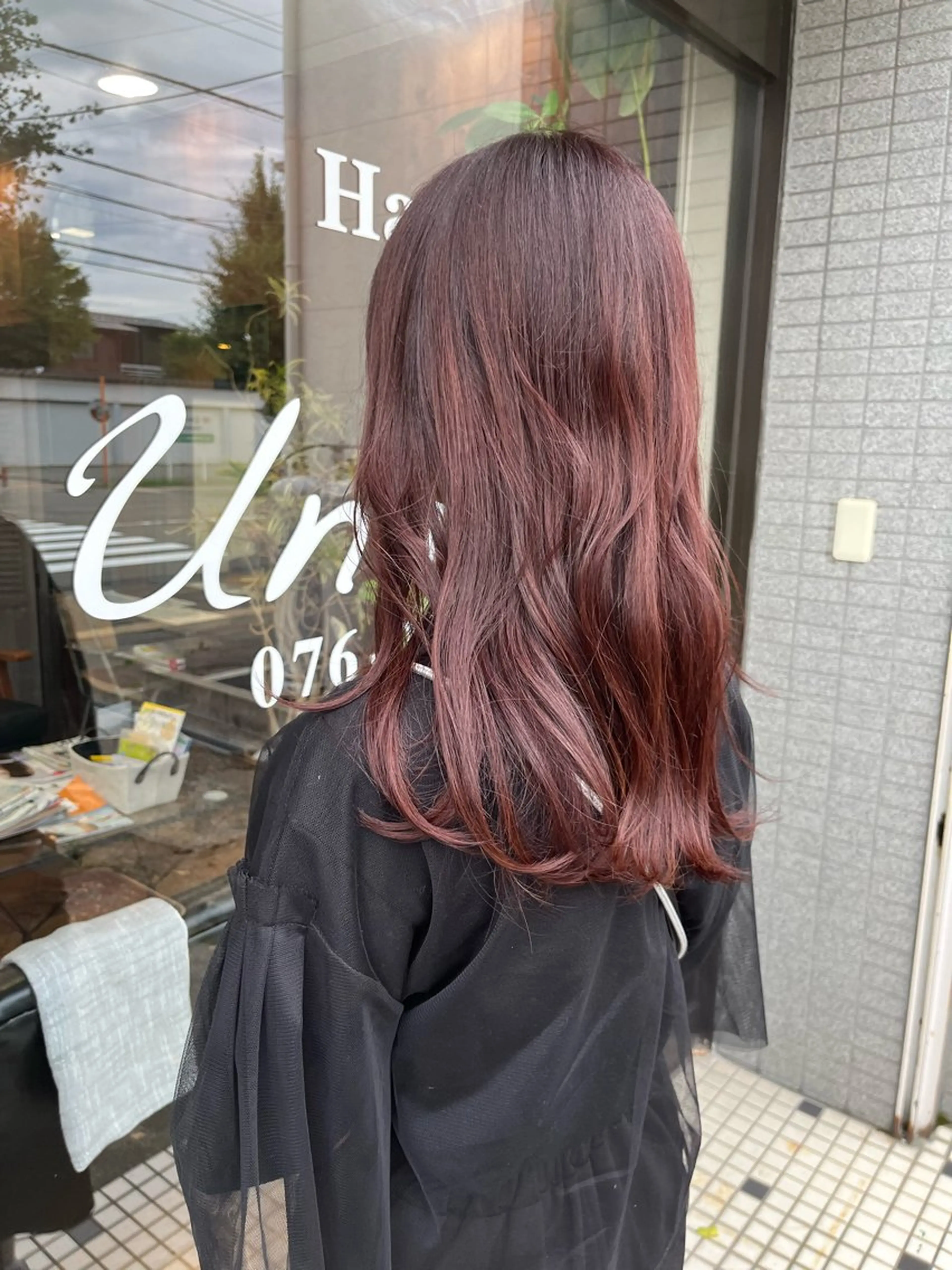 ミディアム ヘアカラー トリートメント Un Fleur所属・立野 希沙のヘアスタイル