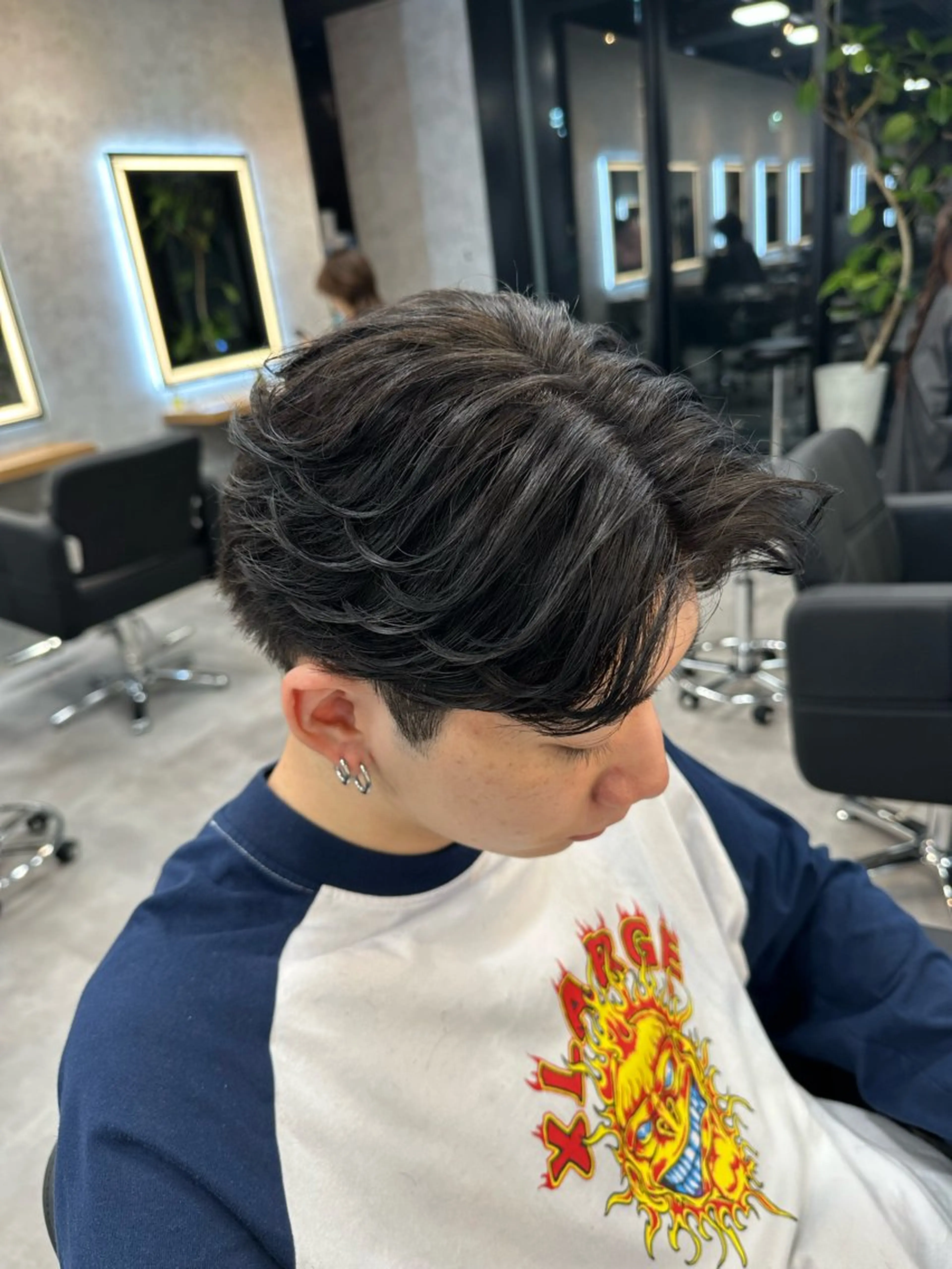 パーマ メンズ メンズパーマ ニュアンスパーマ カット パーマ 札幌メンズヘア指名 No.1光👑👑のヘアスタイル