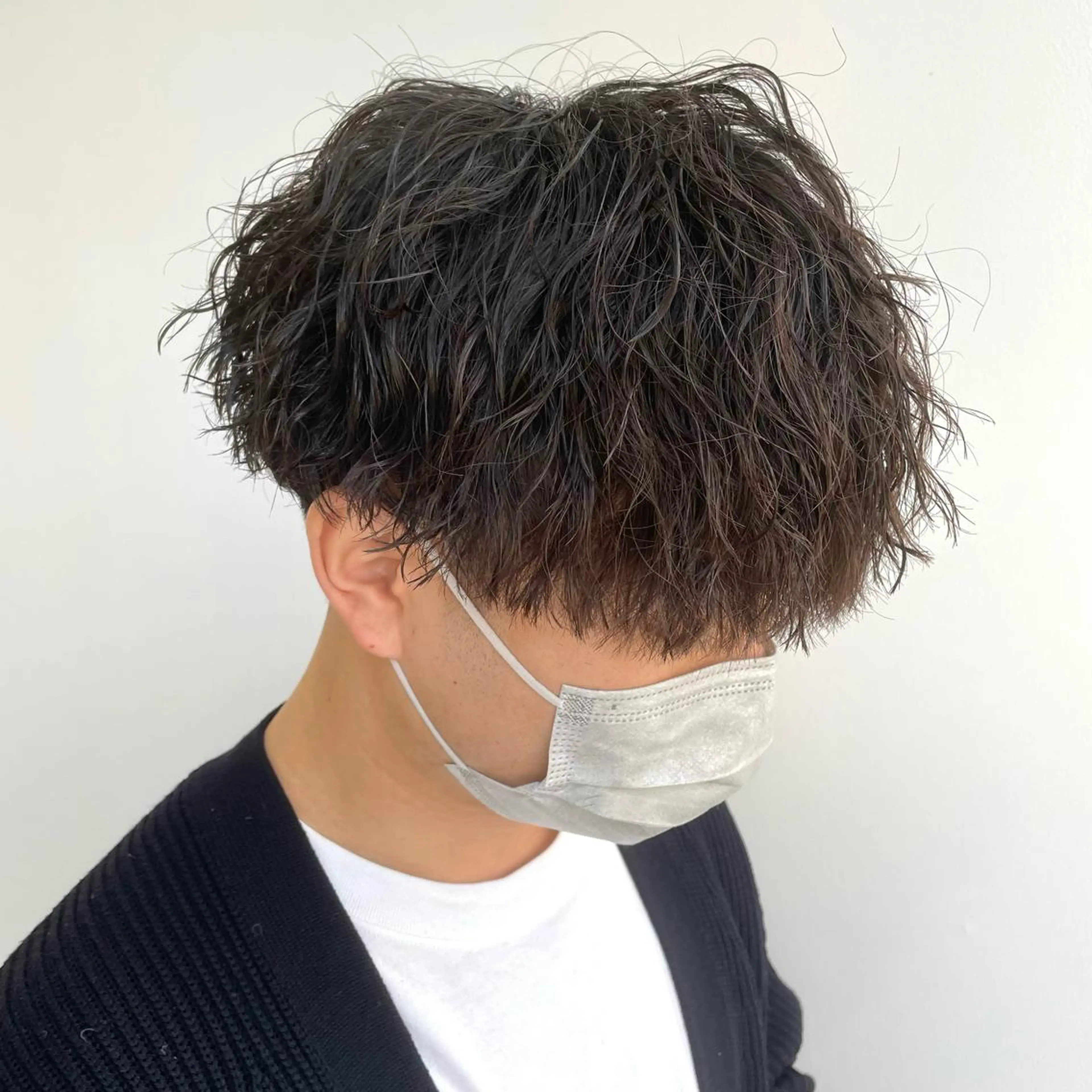 ミディアム カット パーマ 🔥縦落ちツイスパ 🔥鈴木健紀のヘアスタイル
