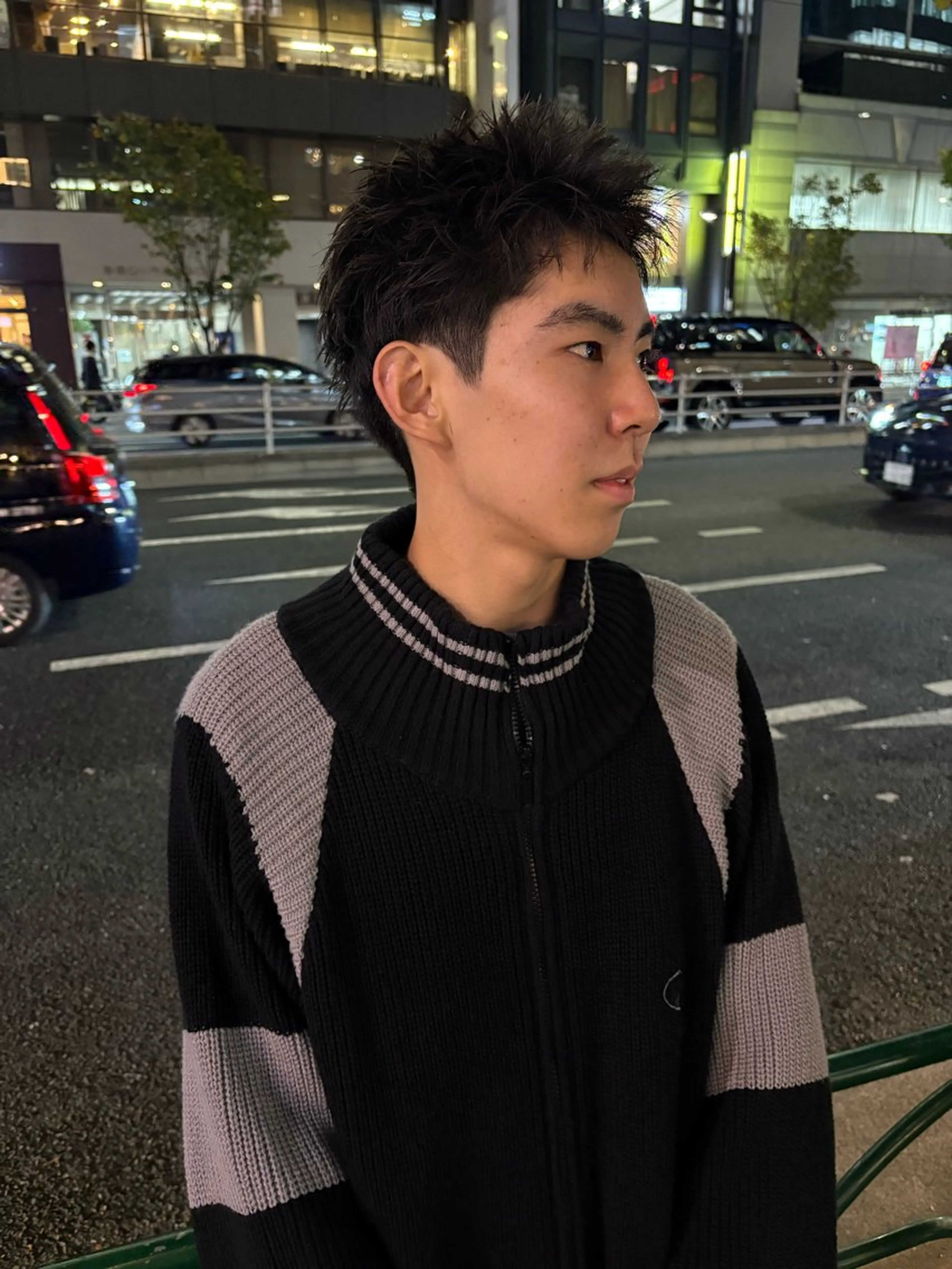ショート パーマ メンズ メンズブリーチ フェザーパーマ メンズハイライト メンズインナーカラー メンズパーマ カット charme所属・💈メンズ特化 /伊藤大輝💈のヘアスタイル