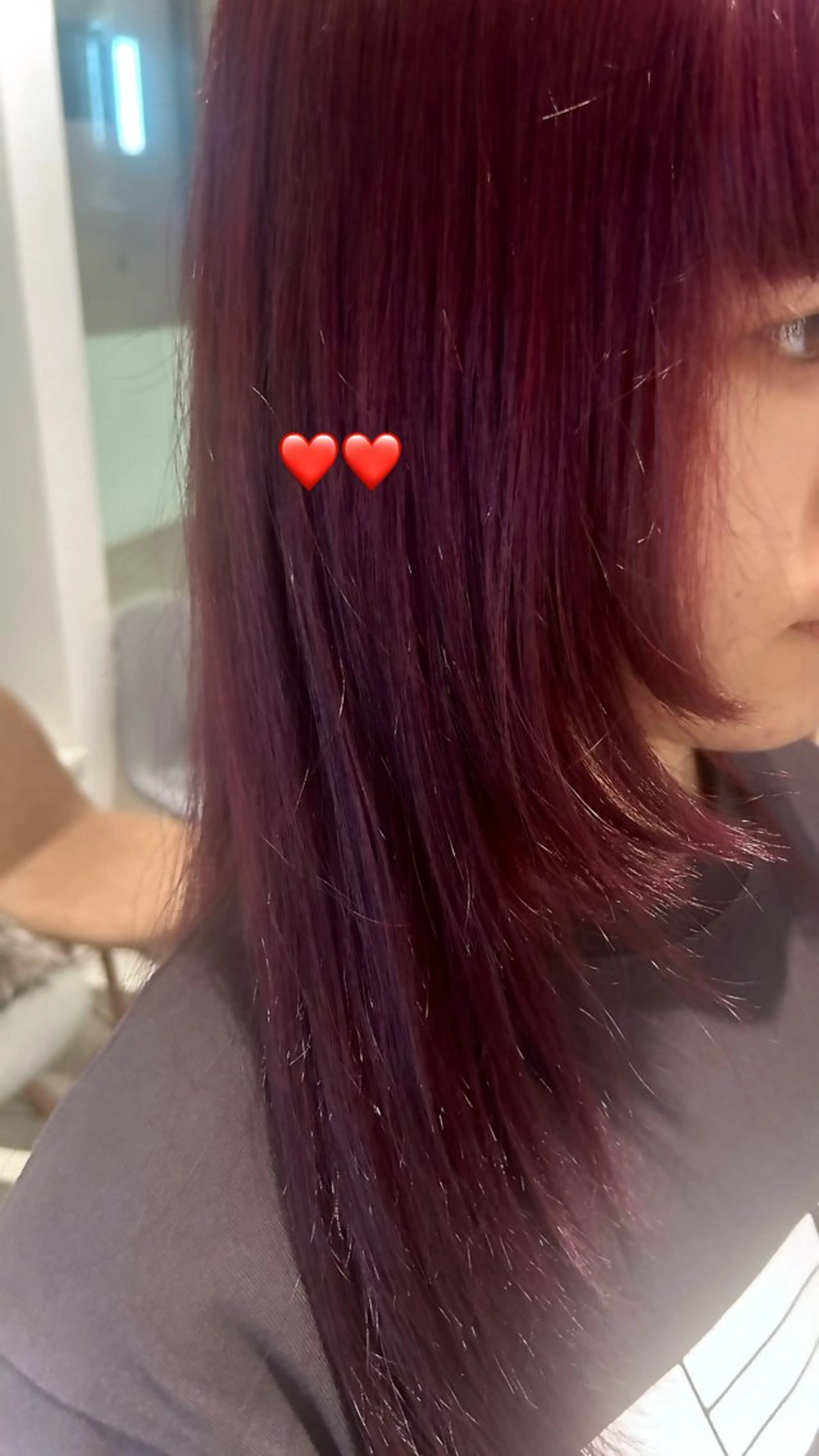 color ➕treatment  ¥7500の写真
