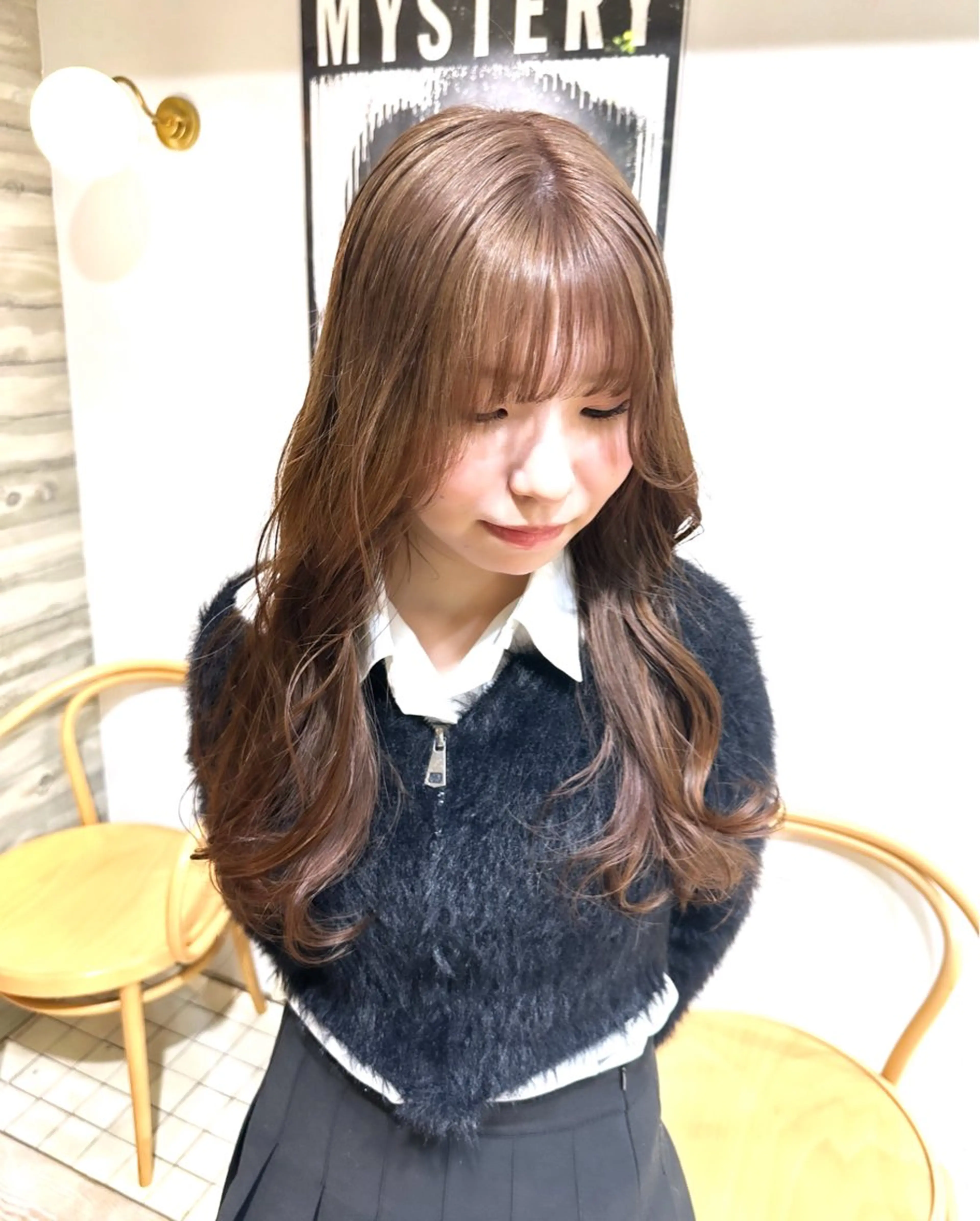 ロング 抜きっぱなしブロンド ササキカズマのヘアスタイル