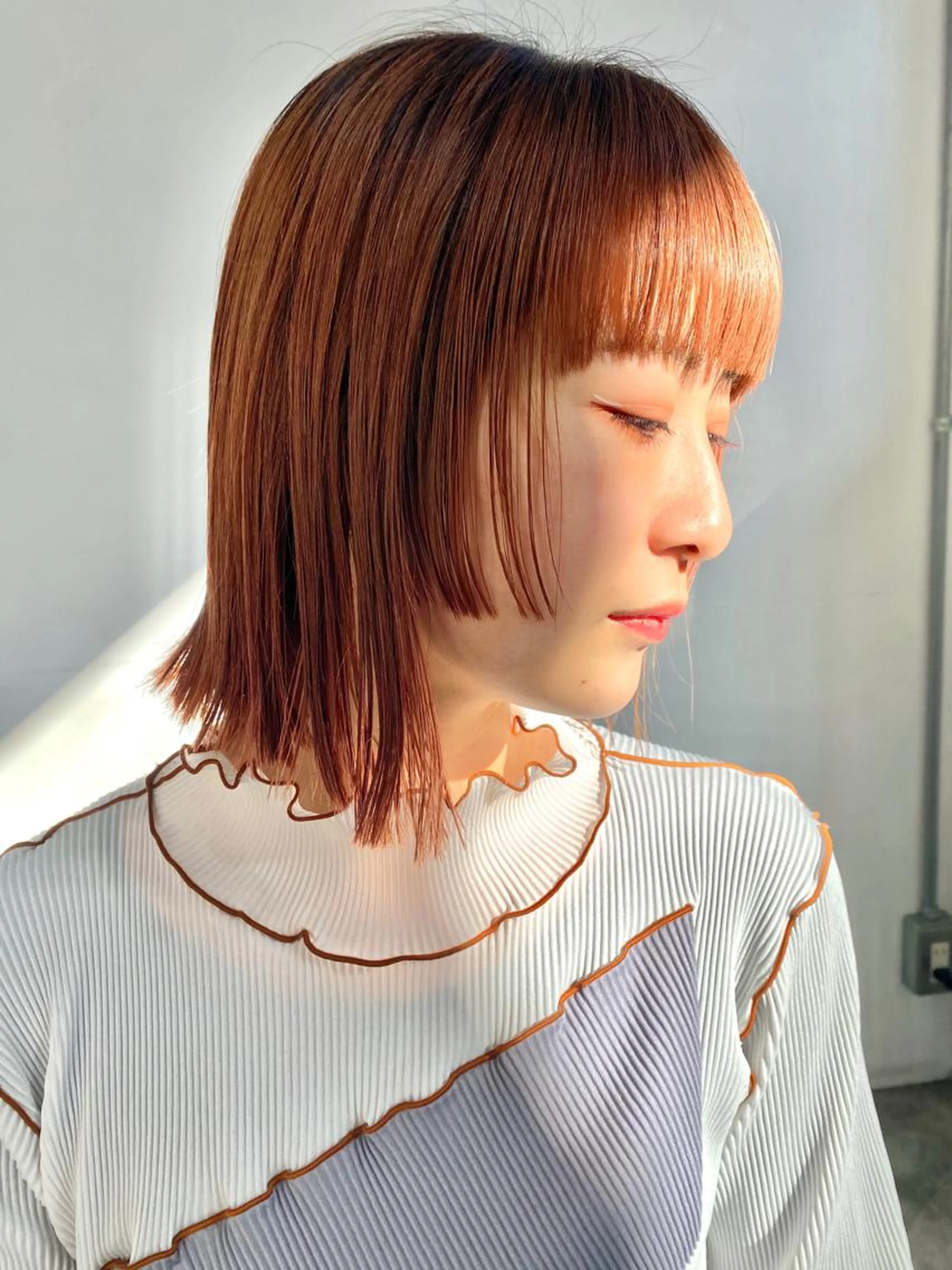 前髪 cutの写真