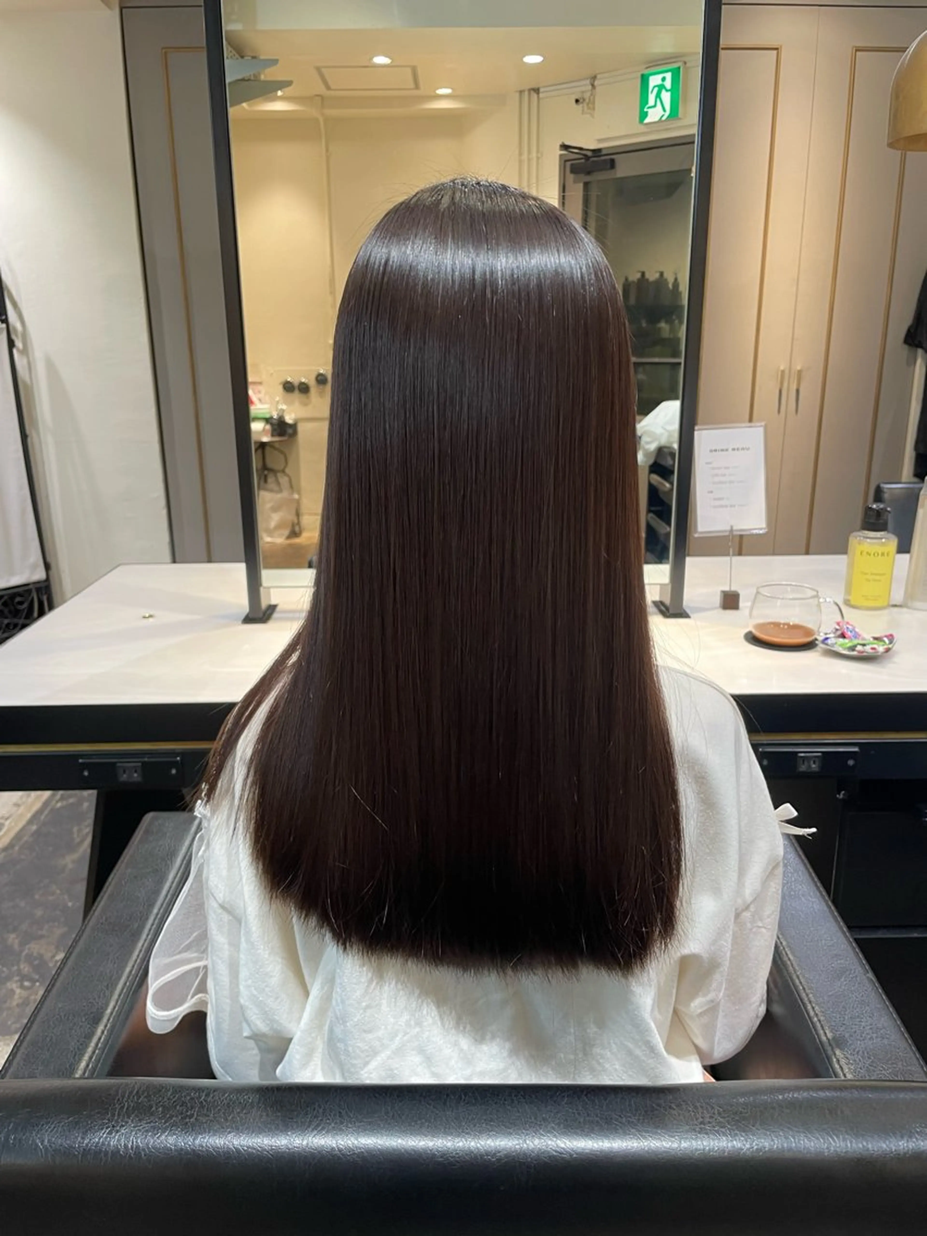 ロング 縮毛矯正 中島 淳成のヘアスタイル