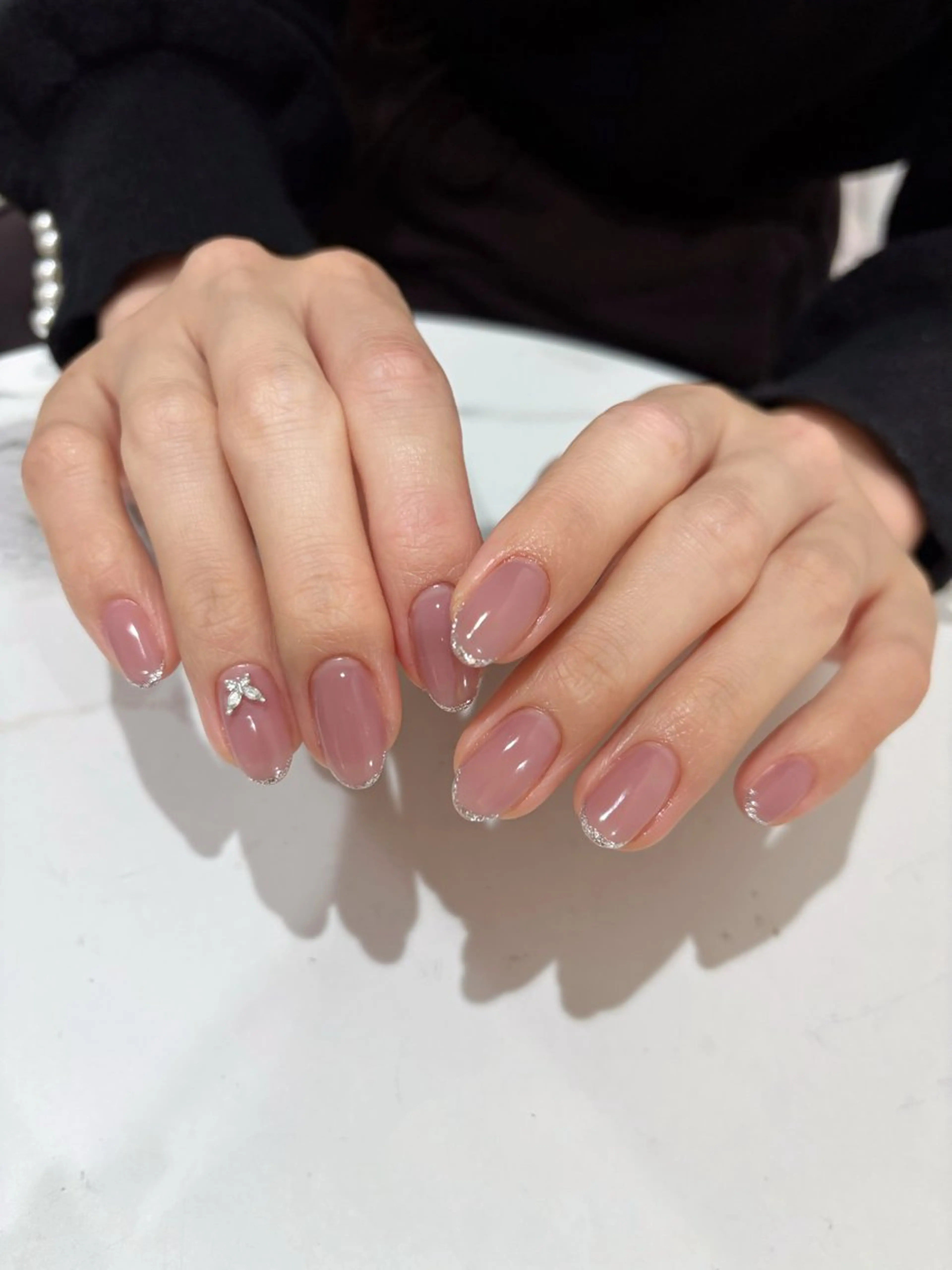 ネイル ラメ(グリッター) Lumos  nails&eyelashes 桜川所属・Lumos Rikaのネイルデザイン