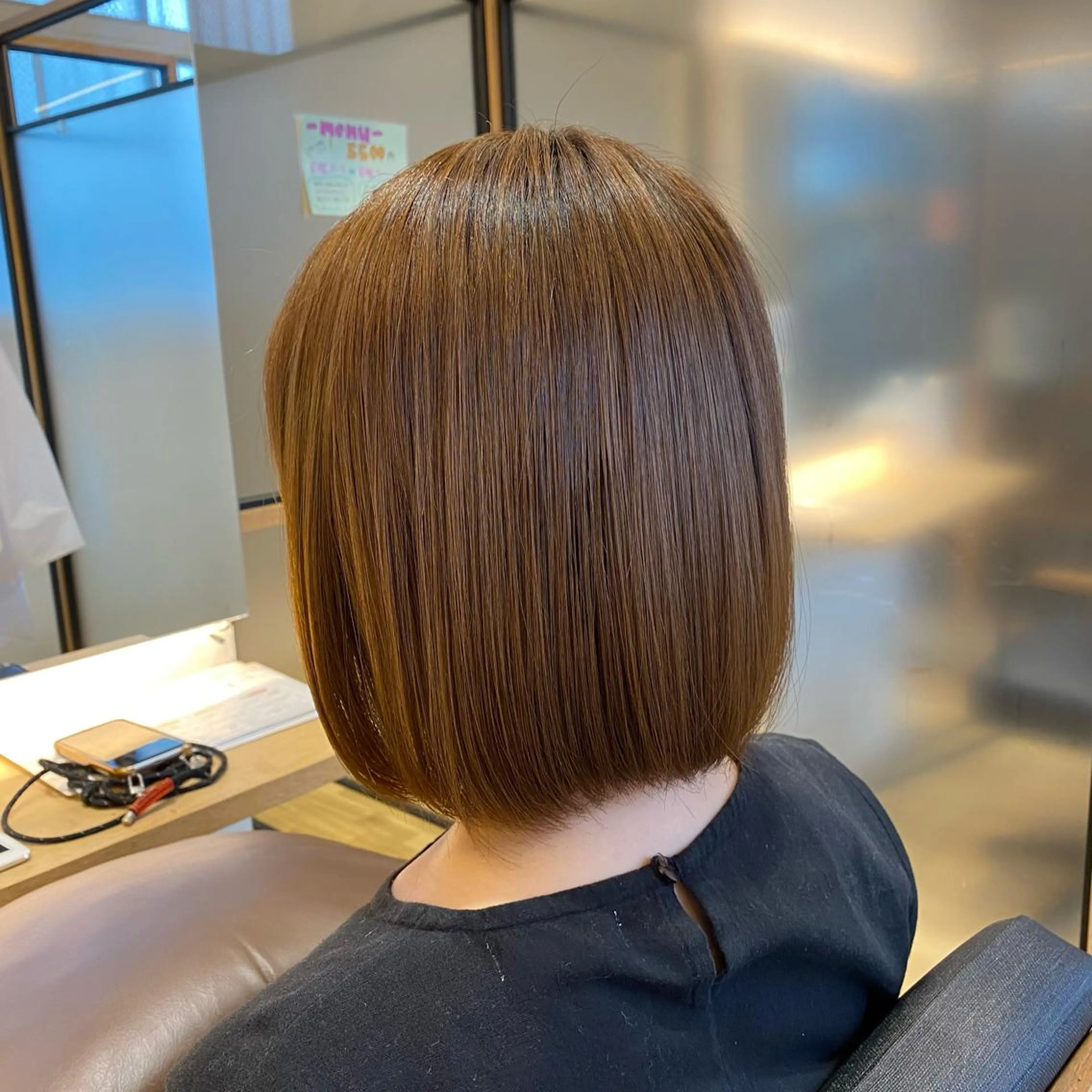 ミディアム ついざき はるか/丸みショートのヘアスタイル