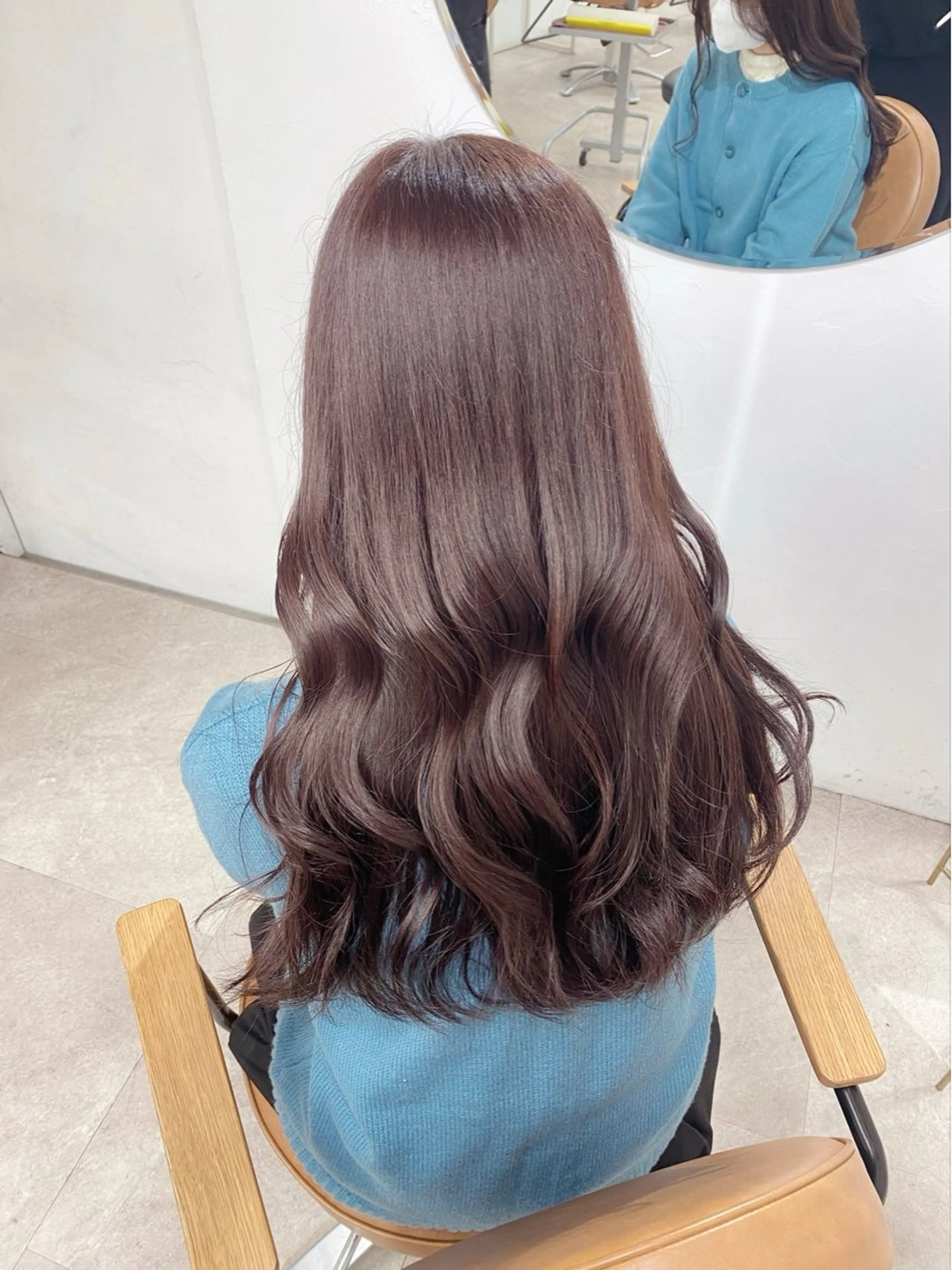 ロング カラー ベージュカラー ピンクカラー 🪄SHURI 🪄muc 新宿のヘアスタイル