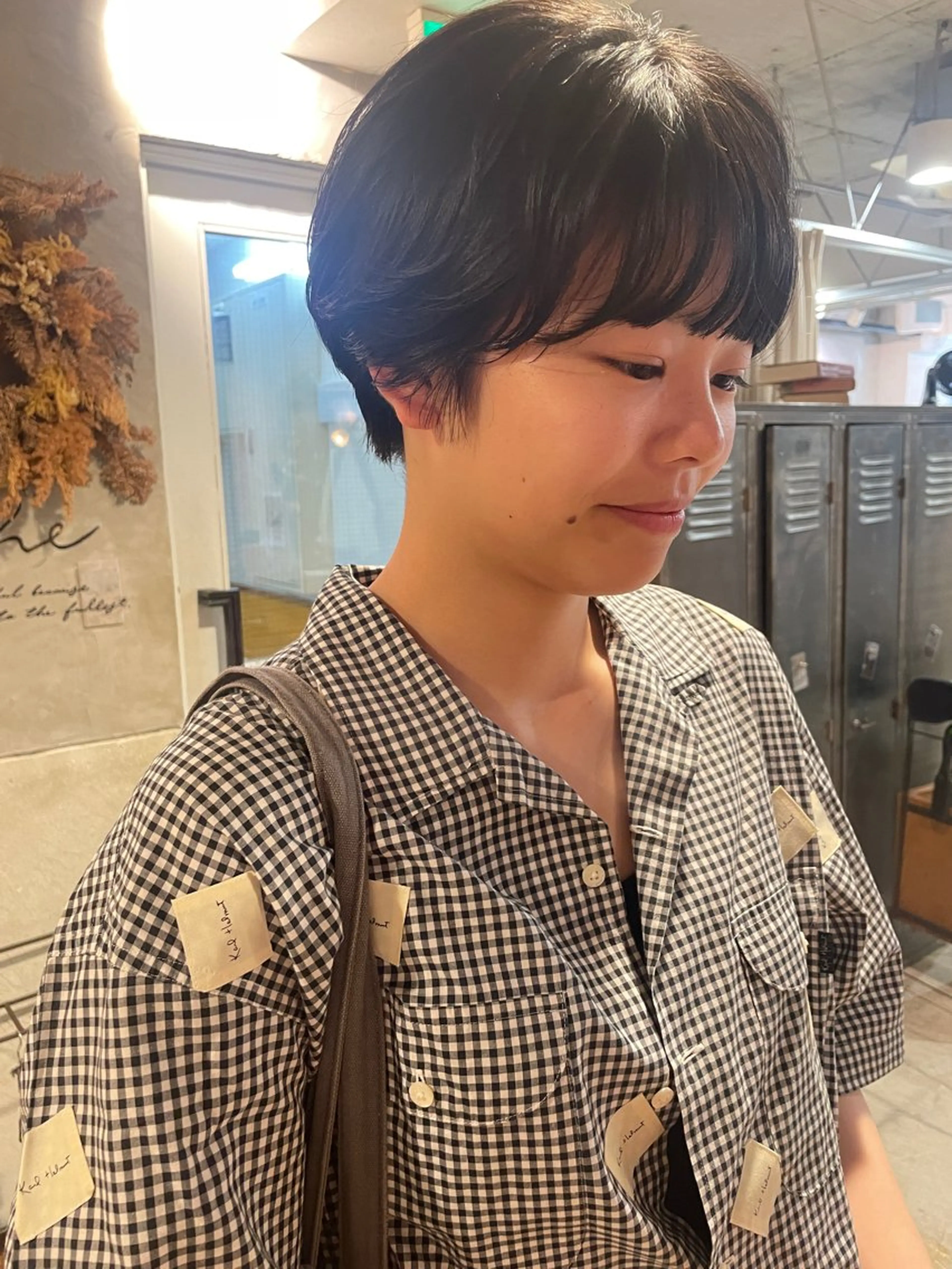 ショート パーマ カット パーマ さの あやねのヘアスタイル