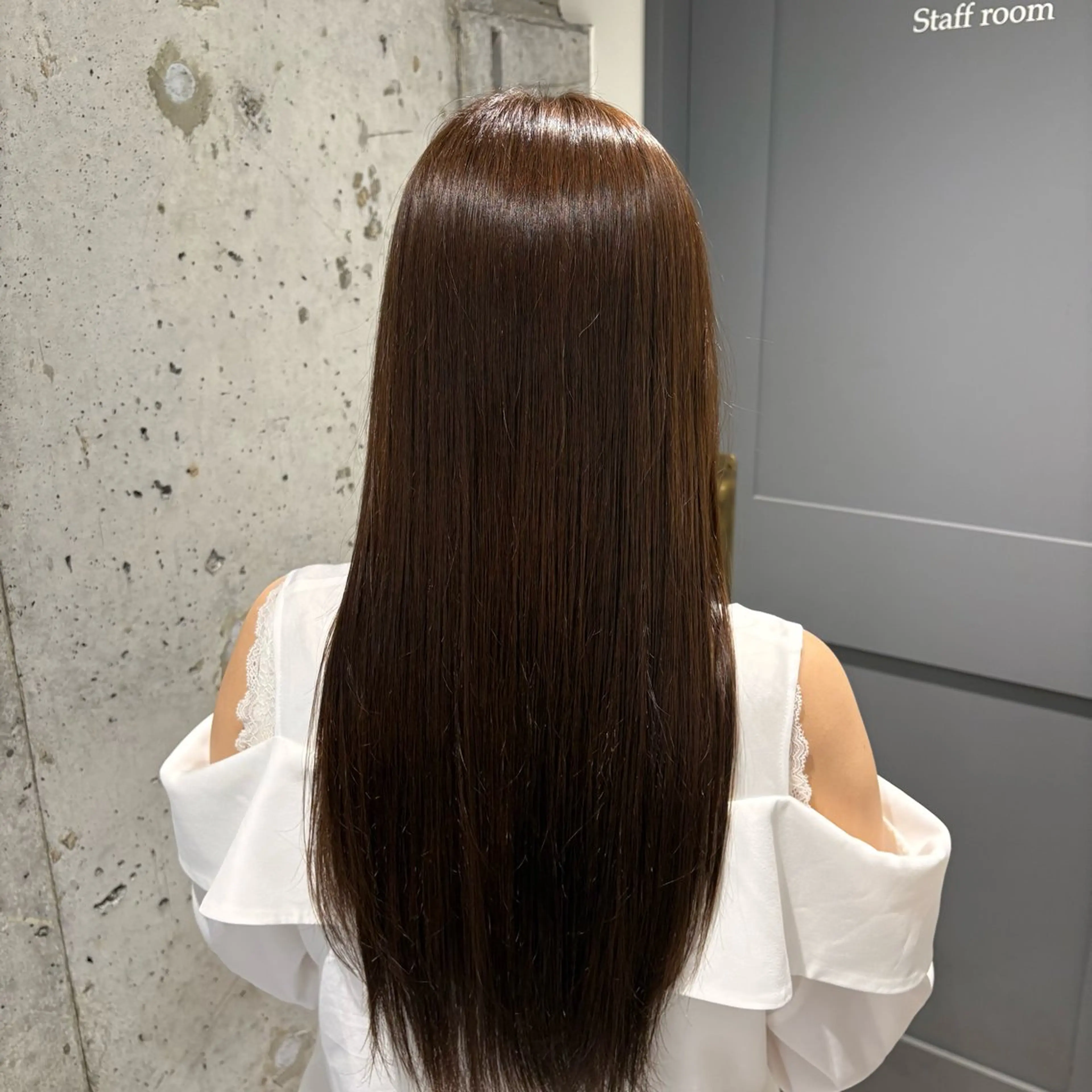 ロング カラー ヘアカラー 🫧透明感カラー🧤 チサ💫のヘアスタイル