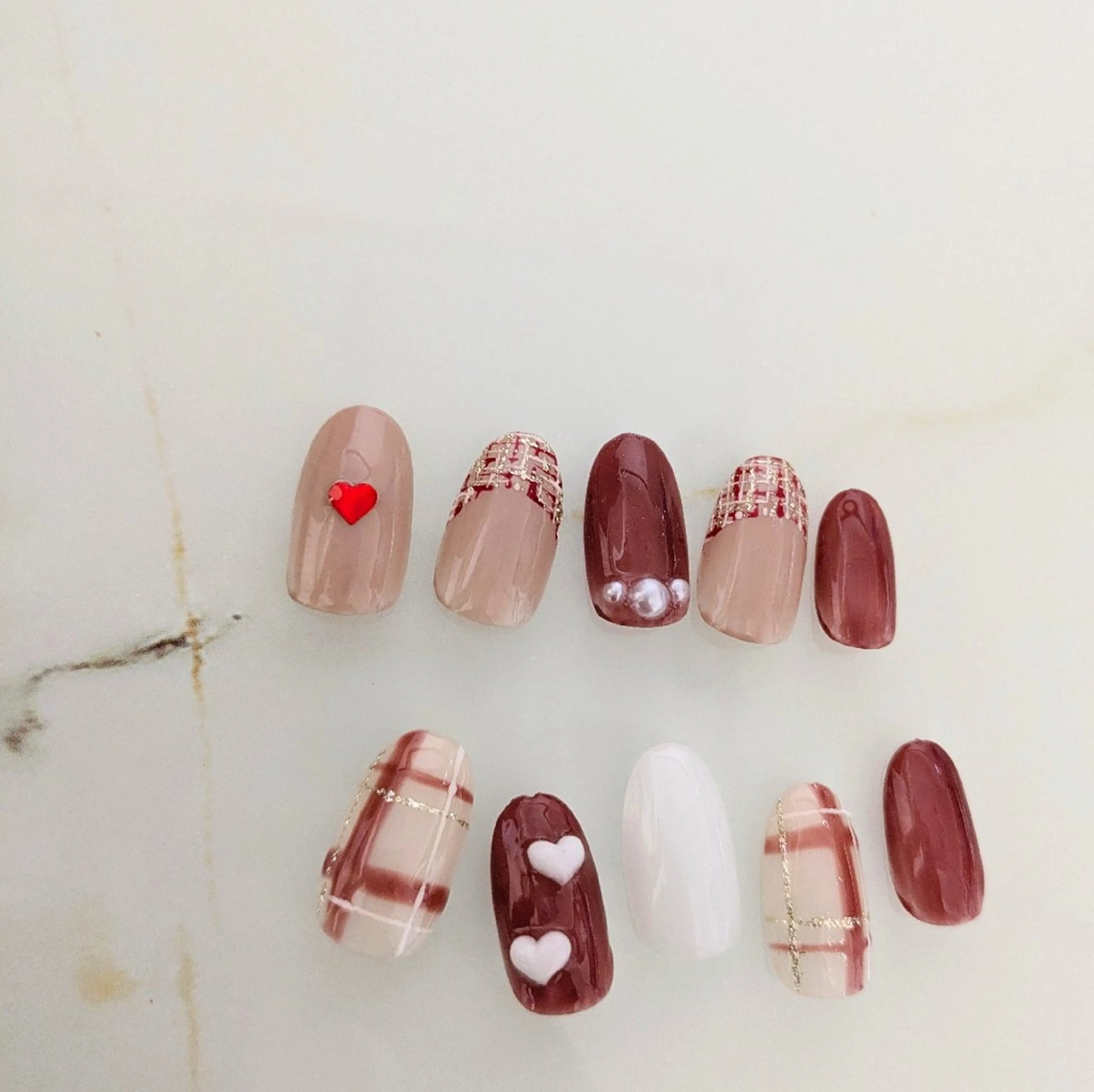 ネイル バレンタイン as.nail あやのネイルデザイン