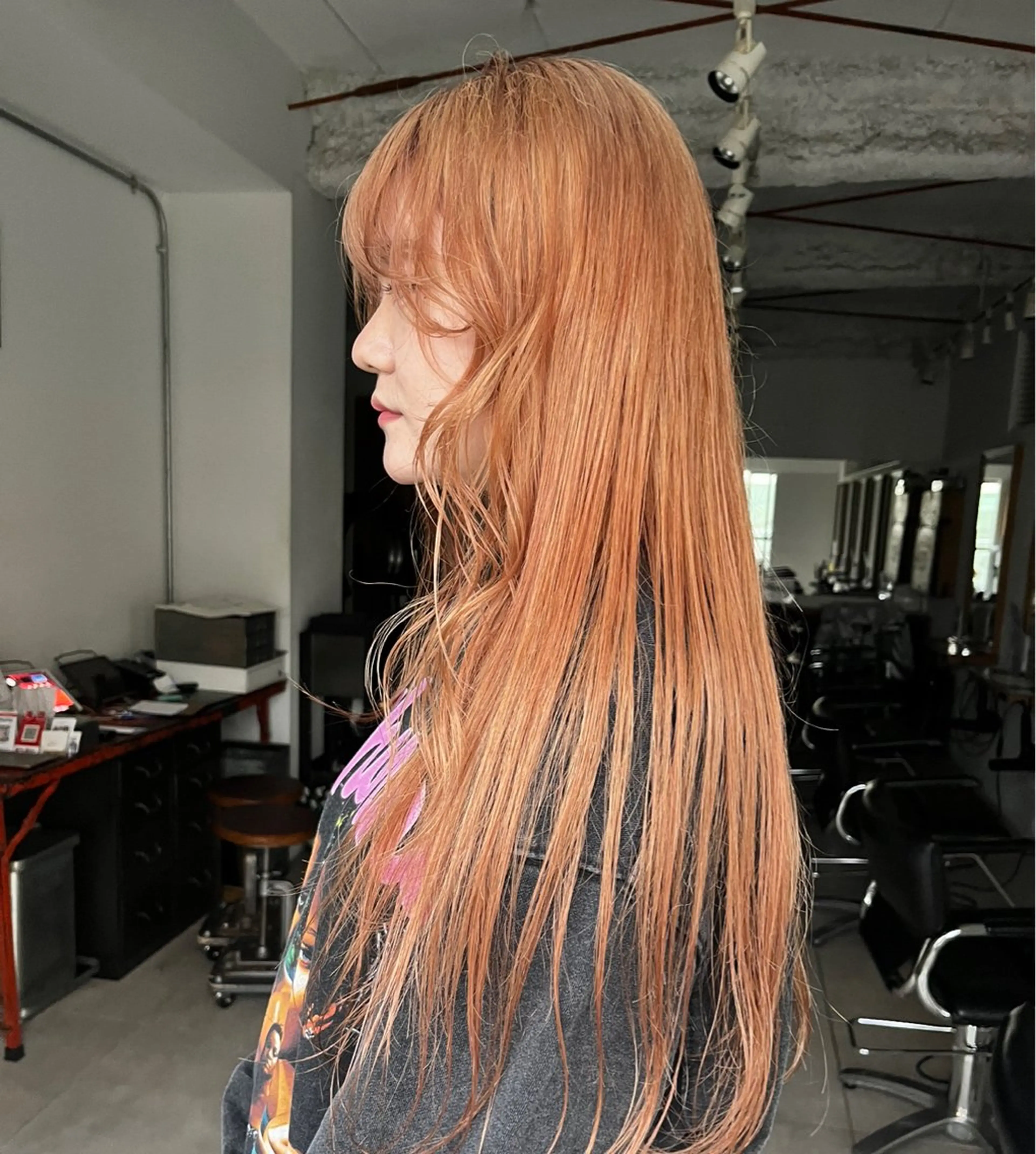 ロング カラー ブリーチ 透明感カラー Halo所属・カットモデル募集中 IKUMI🎀のヘアスタイル