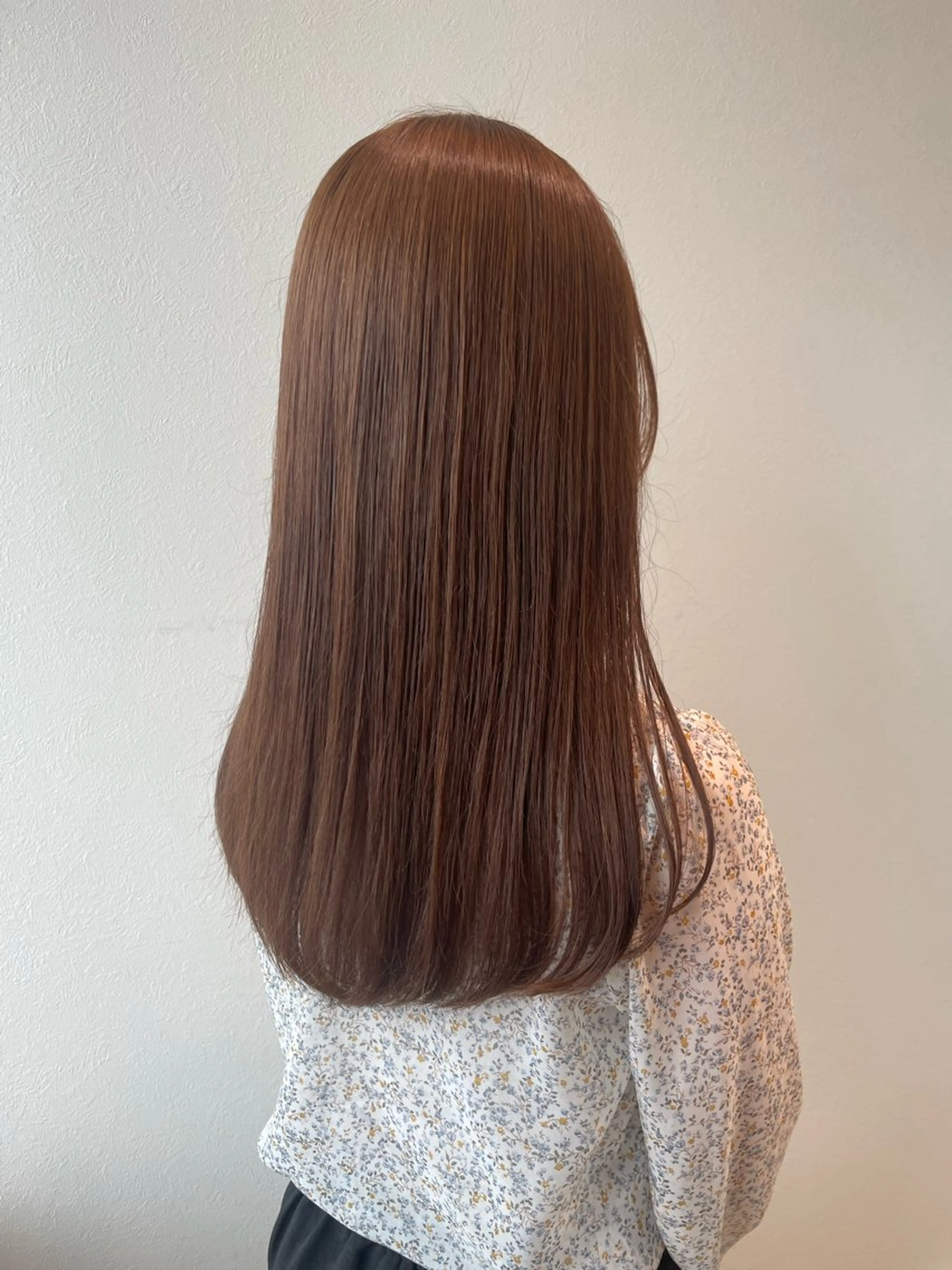 ロング カラー ブリーチ ダブルカラー 野田 カレンのヘアスタイル