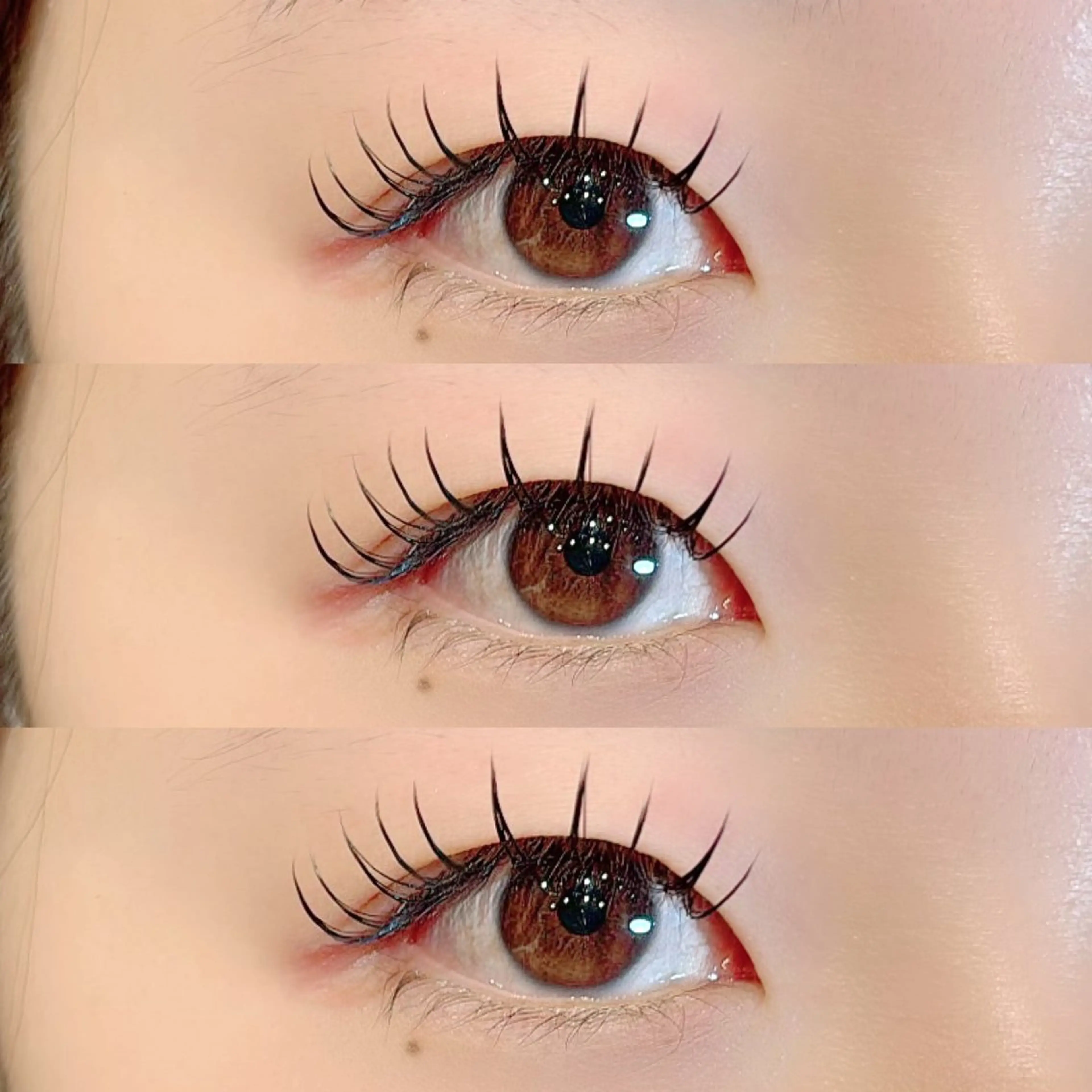 マツエク・マツパ 束感まつ毛 一重×まつ毛パーマ Flor_Eyelash&Nail 上大岡所属・上大岡_Flor mikuのマツエク・マツパデザイン