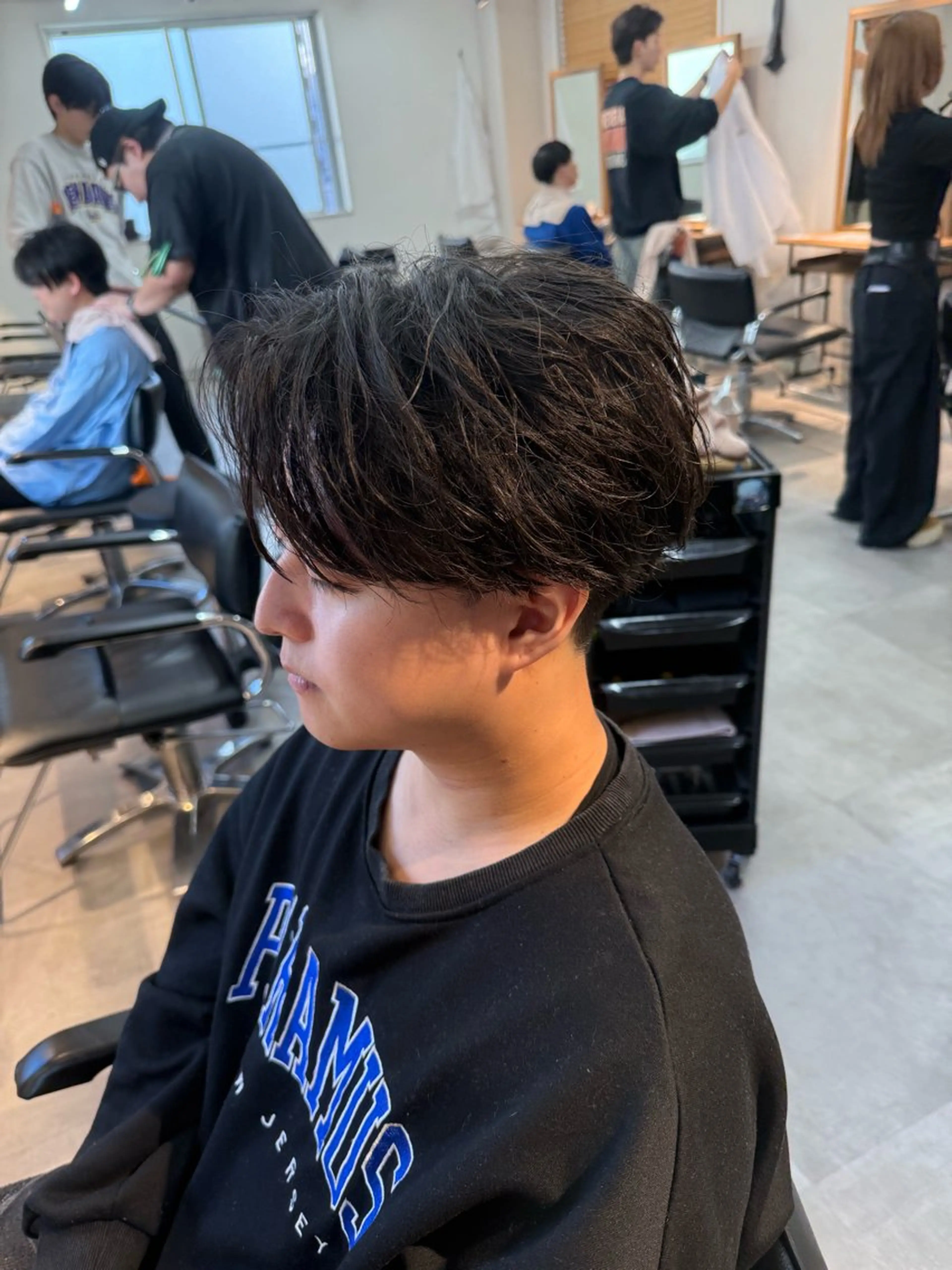 メンズ メンズ韓国風 メンズパーマ カット 垢抜けへの近道✂️ メンズ縮毛矯正/齊藤のヘアスタイル