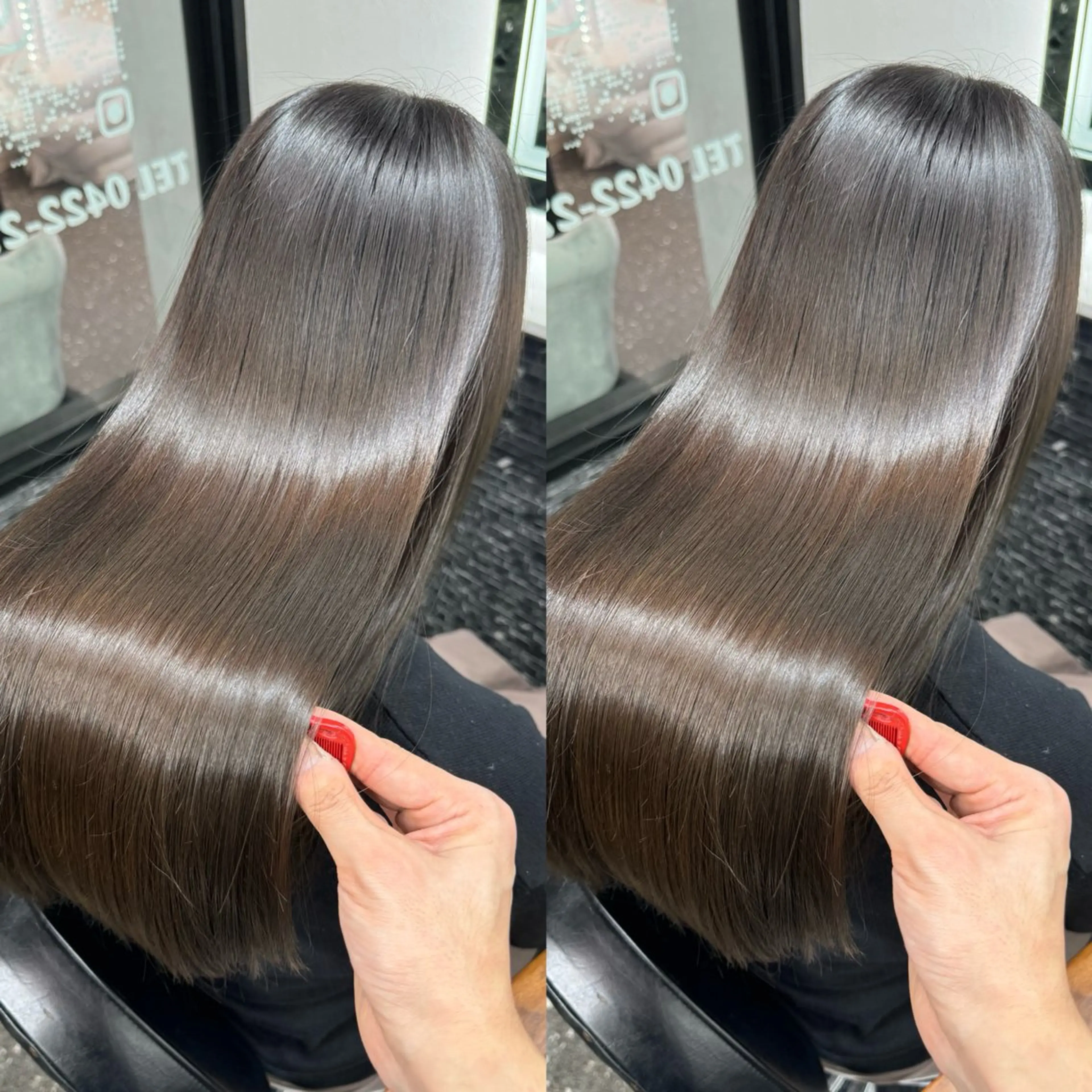 ロング 縮毛矯正 トリートメント 髪質改善女性支持率 Ｎｏ．1💍yasuのヘアスタイル
