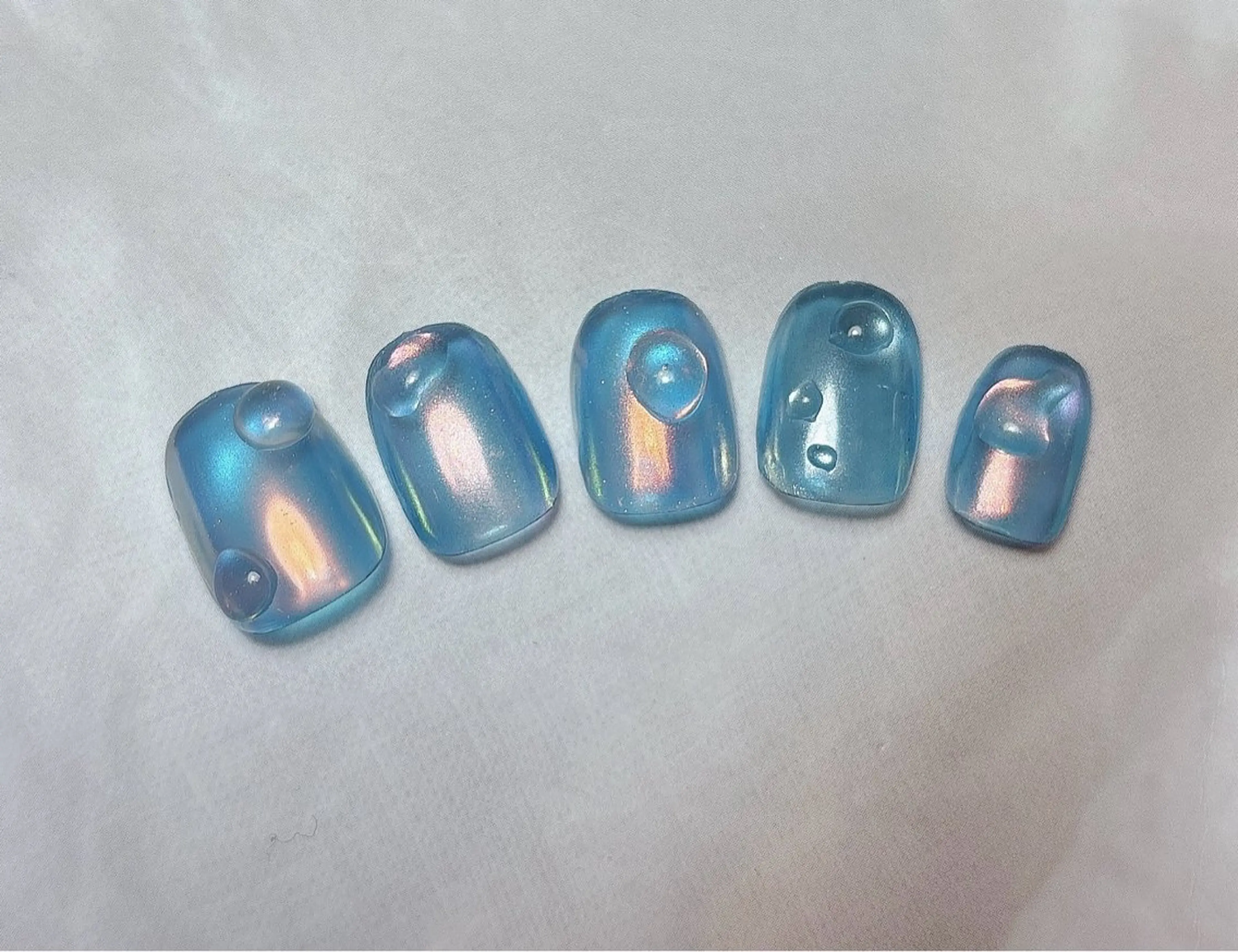 ネイル オーロラネイル 氷ネイル・うるうるネイル ハンドネイル SUI nail所属・SUI nailのネイルデザイン