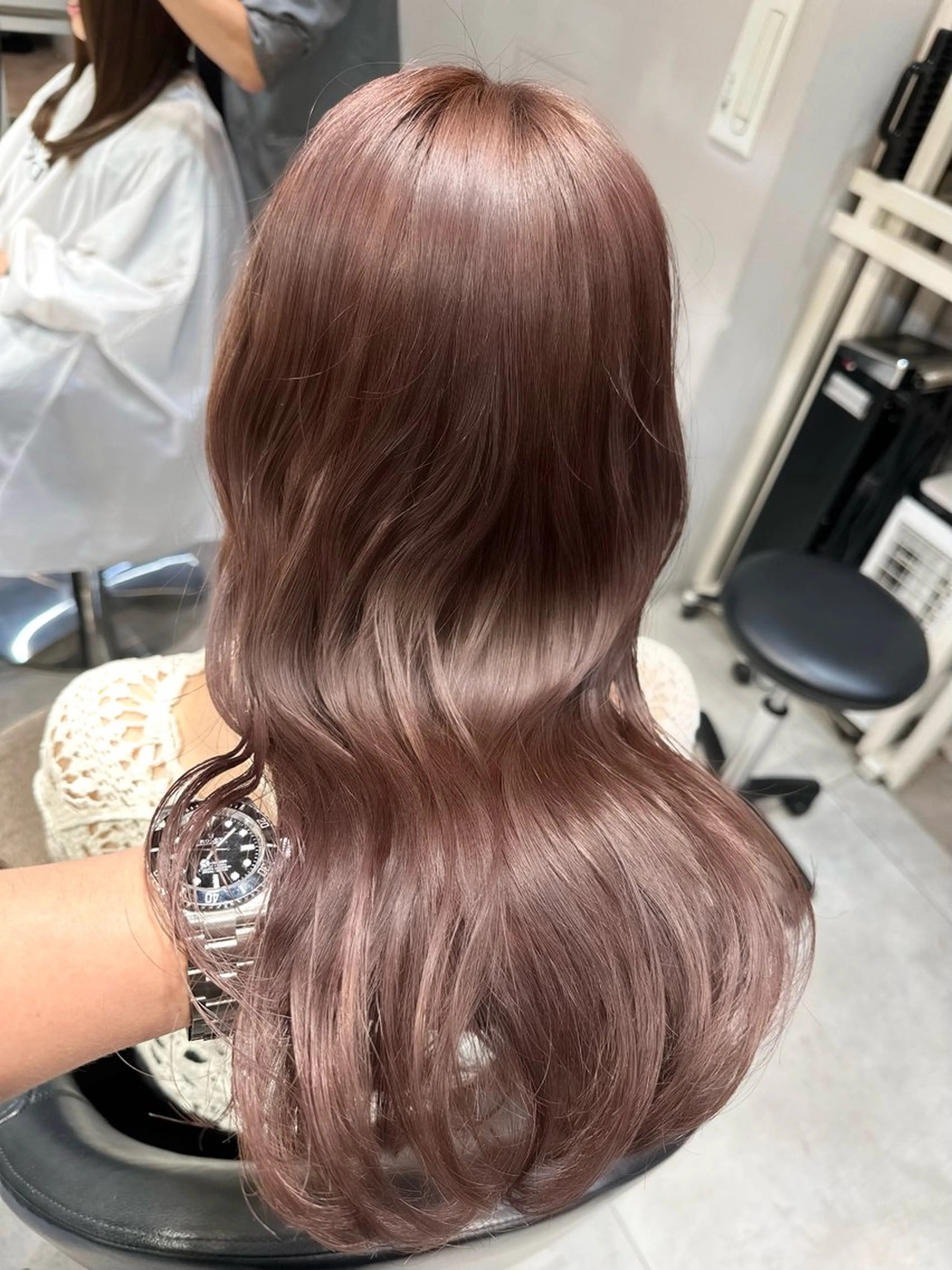 ミディアム カット ヘアカラー トリートメント ✨似合わせカット/ 艶カラー恵比寿✨のヘアスタイル