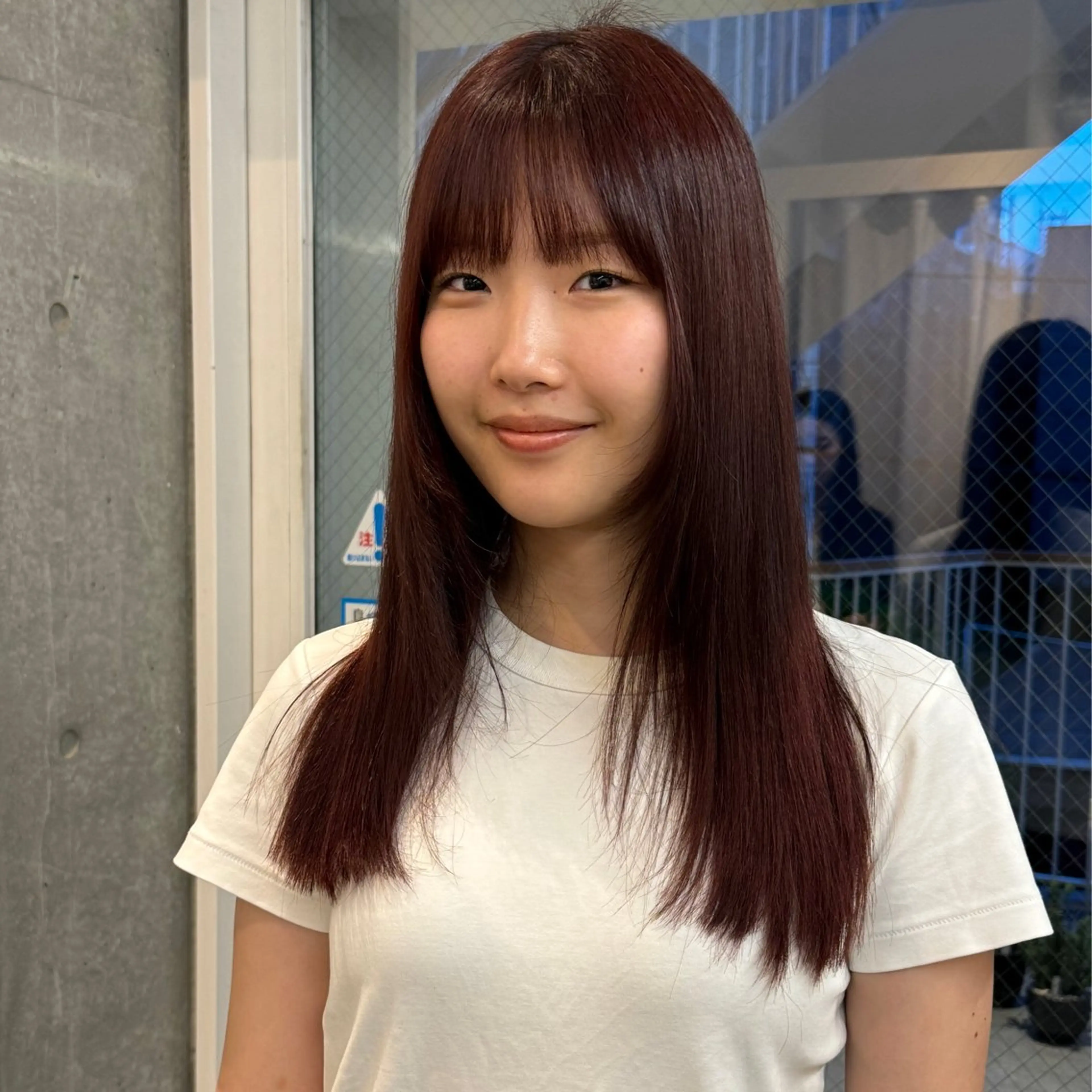 ロング casane所属・暖色・前髪カット 🎗️佐藤ゆみこのヘアスタイル